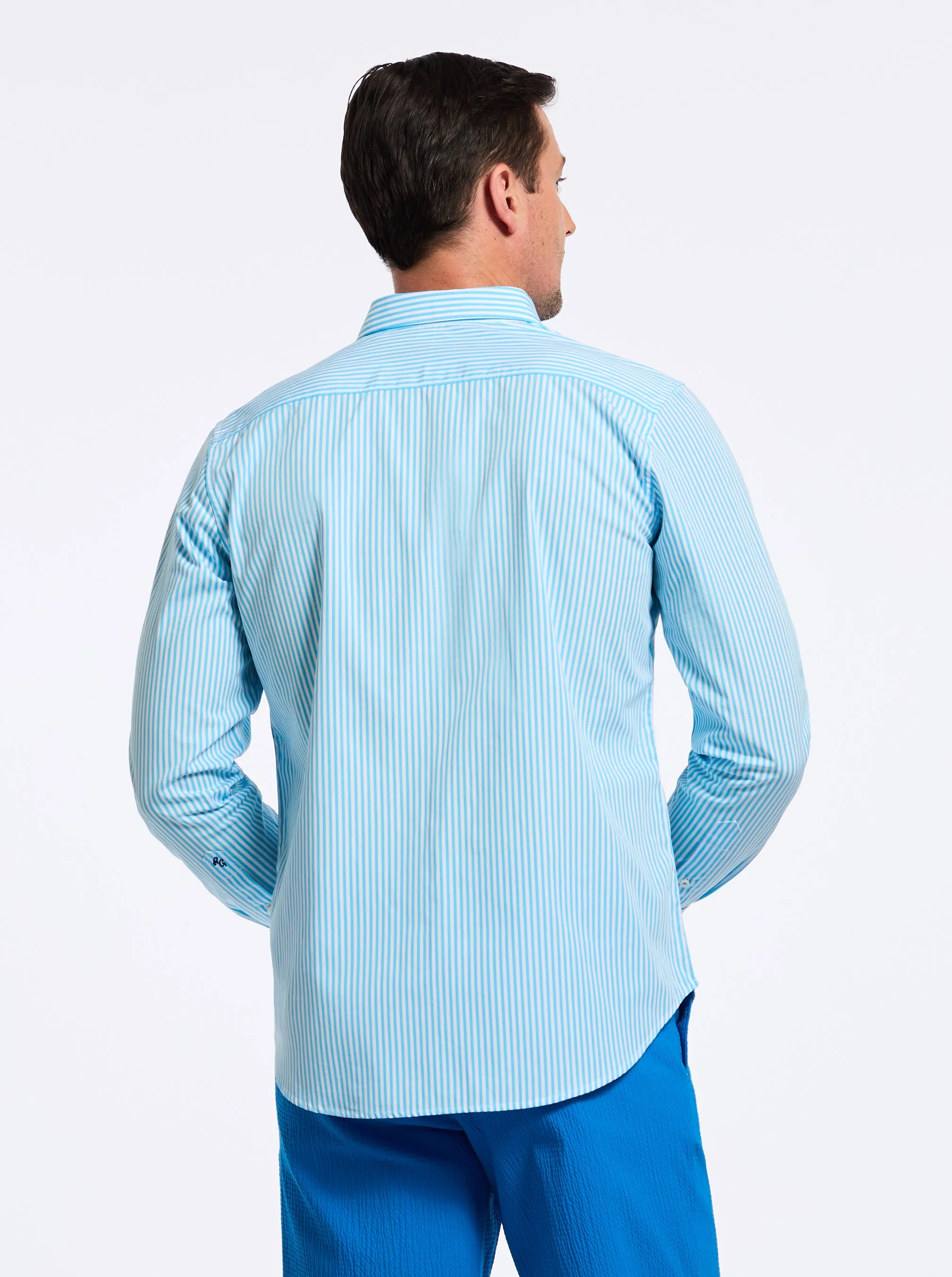 GREENWICH LONG SLEEVE BUTTON DOWN SHIRT sold by Robert Graham product image thumbnail 3