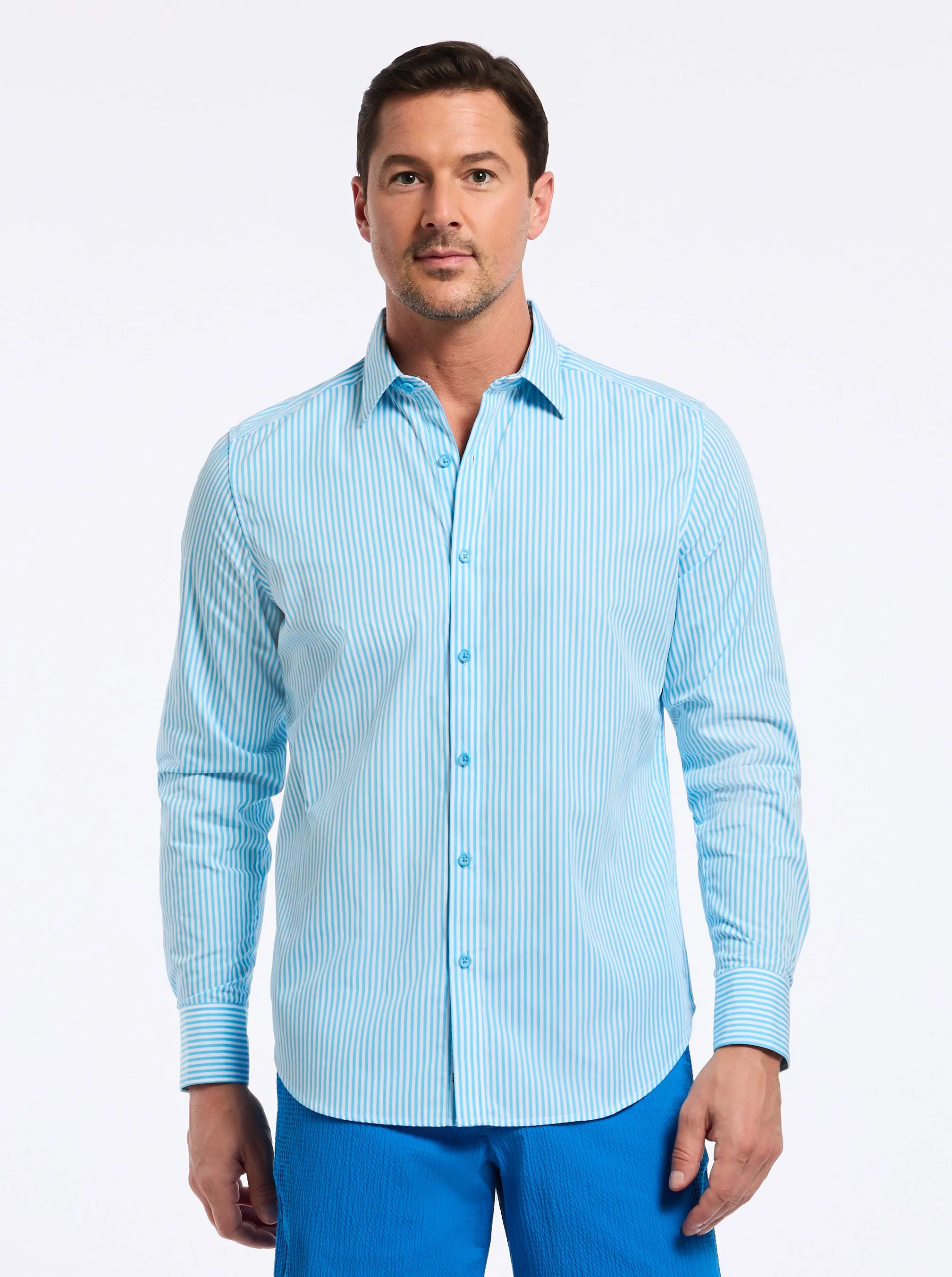 GREENWICH LONG SLEEVE BUTTON DOWN SHIRT sold by Robert Graham