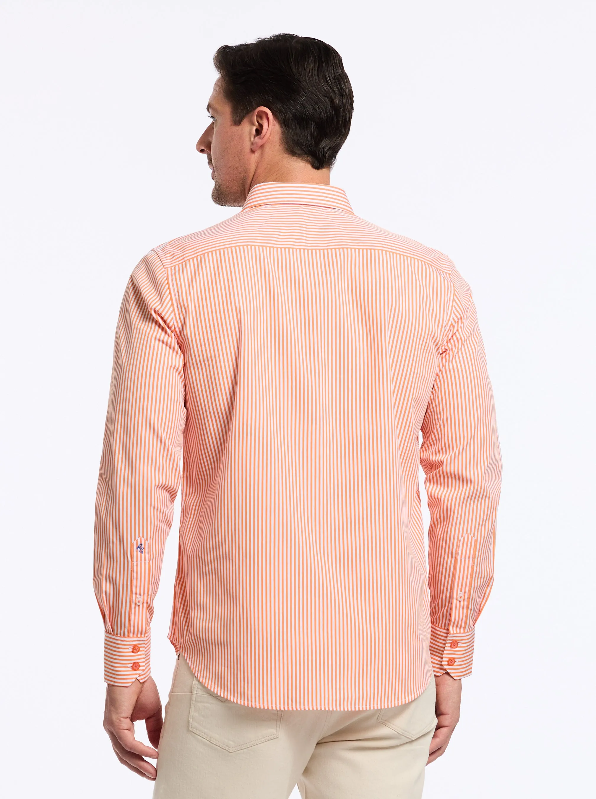 GREENWICH LONG SLEEVE BUTTON DOWN SHIRT sold by Robert Graham product image thumbnail 3