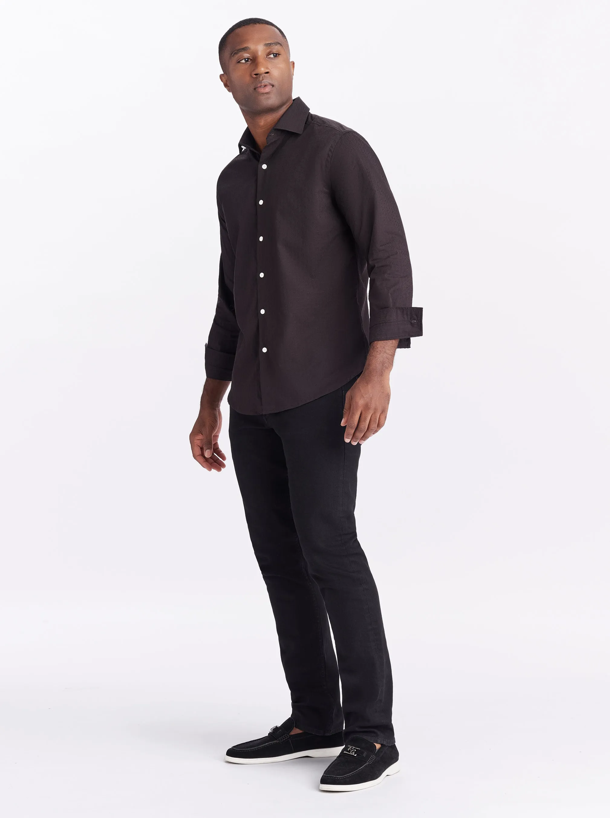 WALFORD LONG SLEEVE BUTTON DOWN SHIRT sold by Robert Graham product image thumbnail 5