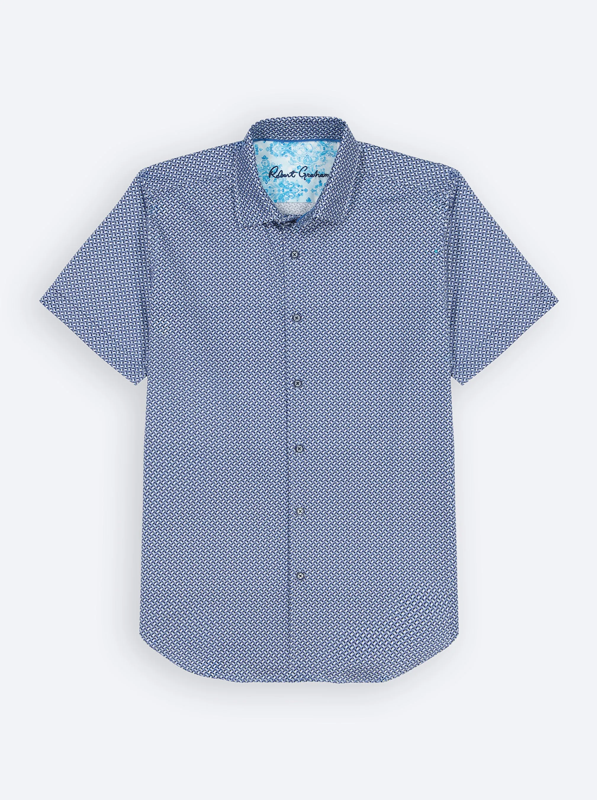 GRINNELL SHORT SLEEVE BUTTON DOWN SHIRT sold by Robert Graham product image thumbnail 2