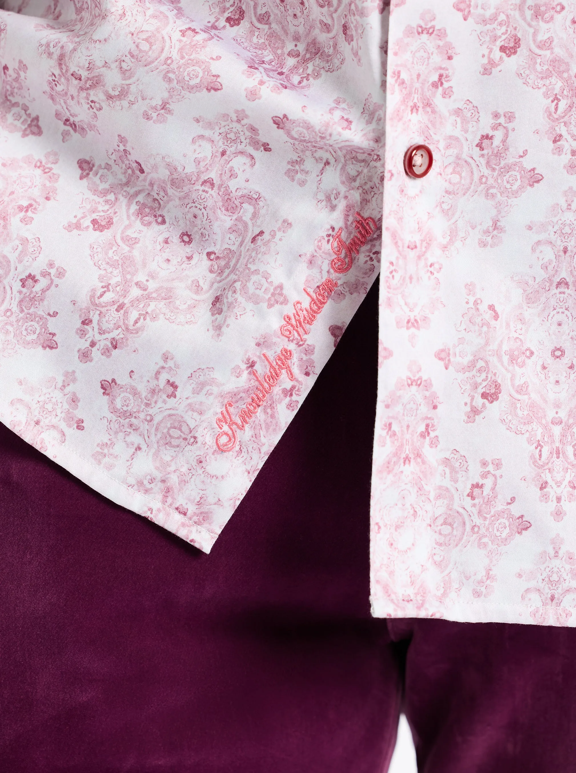 DELANCEY LONG SLEEVE BUTTON DOWN SHIRT sold by Robert Graham product image thumbnail 5