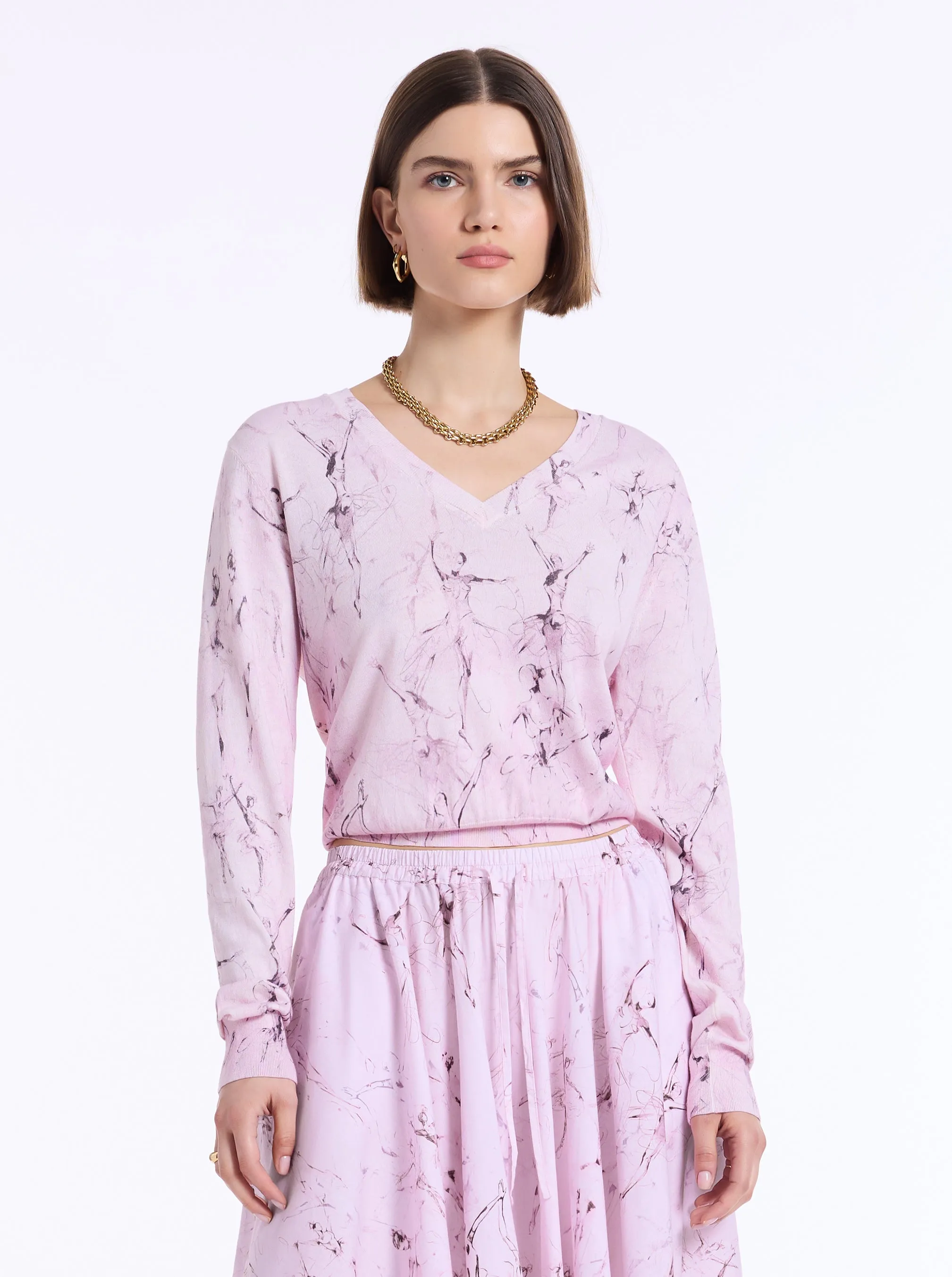 EVELYN LONG SLEEVE SWEATER sold by Robert Graham