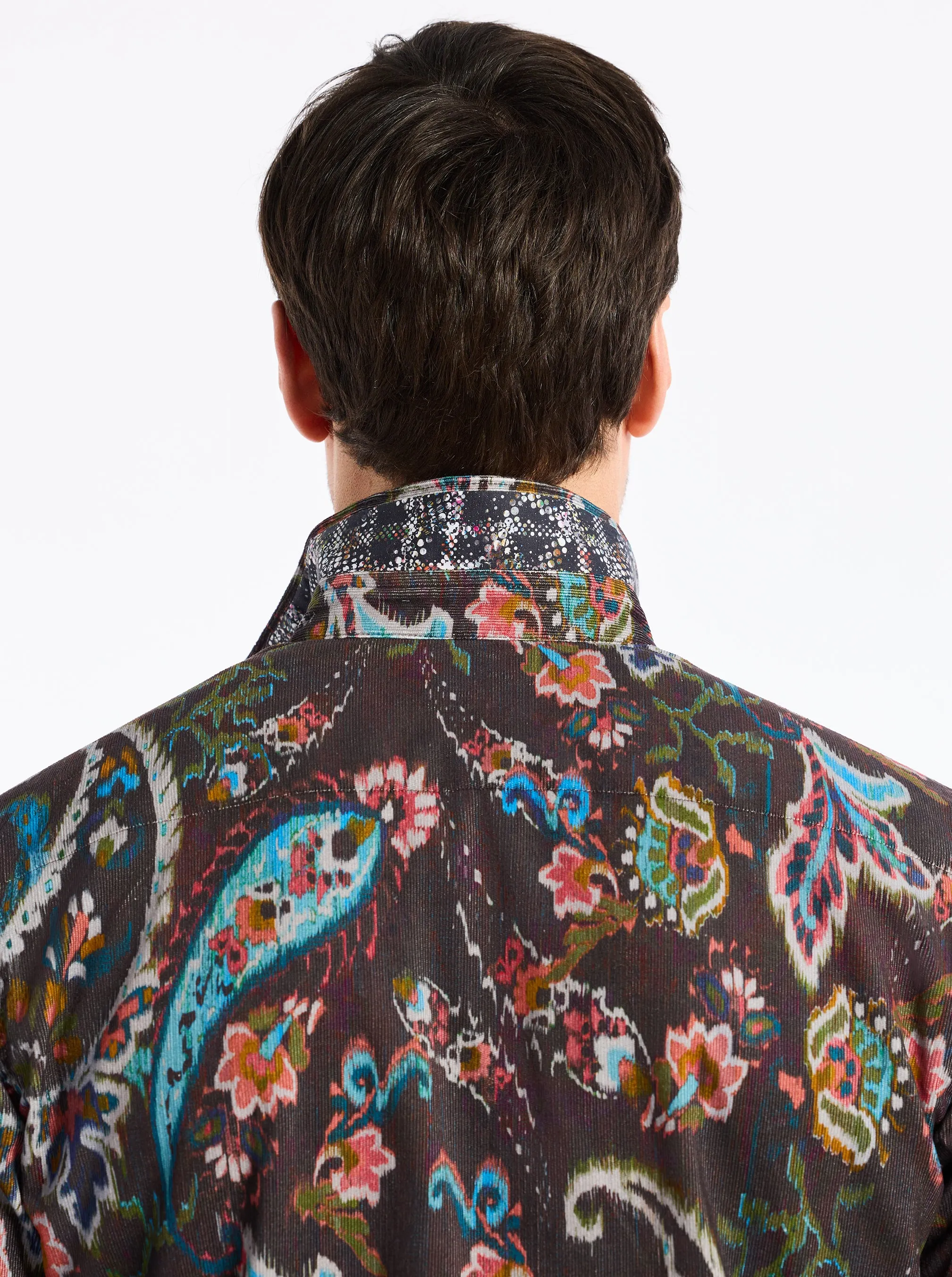 MONTAGE LONG SLEEVE BUTTON DOWN SHIRT sold by Robert Graham product image thumbnail 5