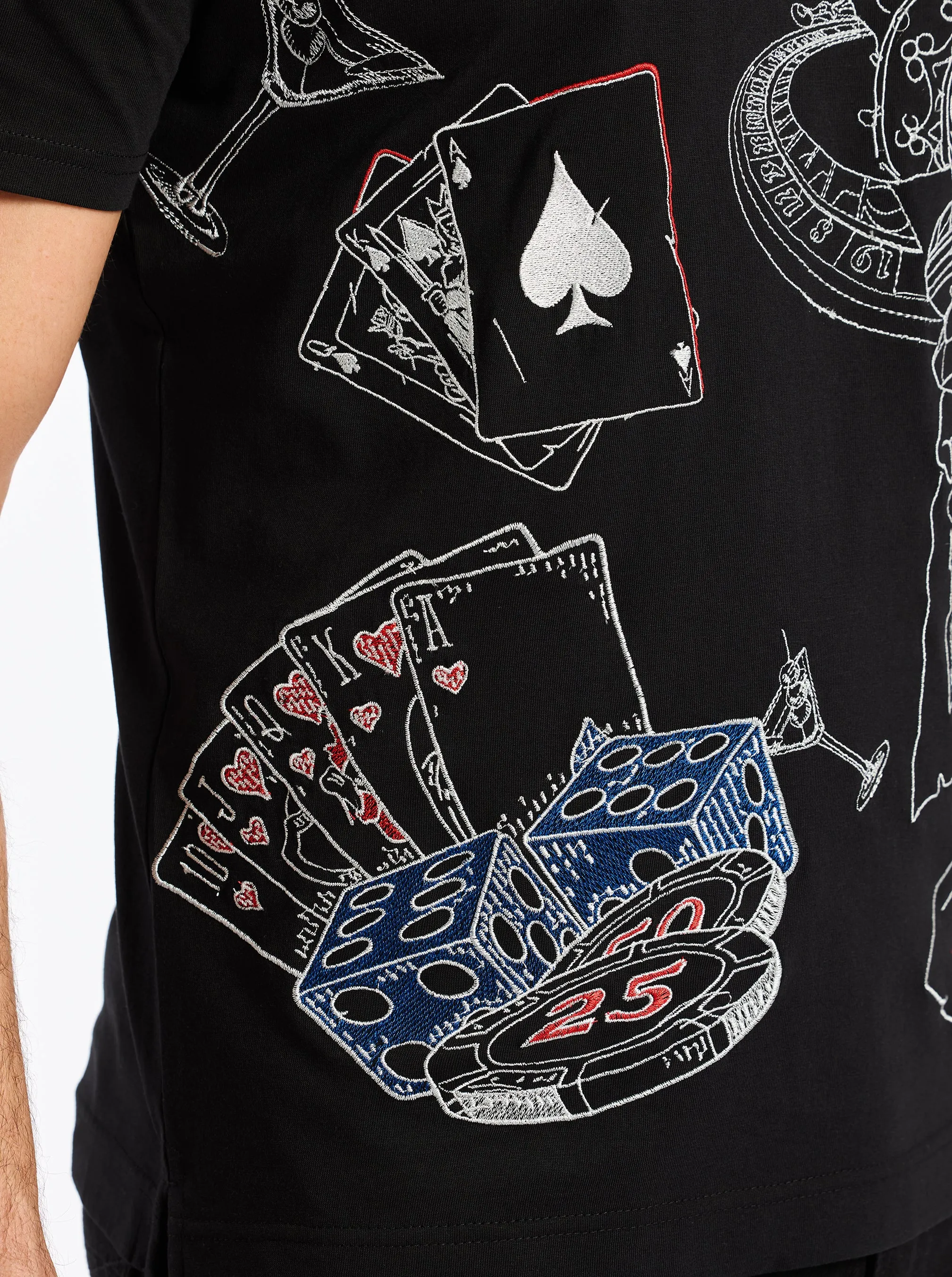 LUCKY ROLL SHORT SLEEVE T-SHIRT sold by Robert Graham product image thumbnail 5