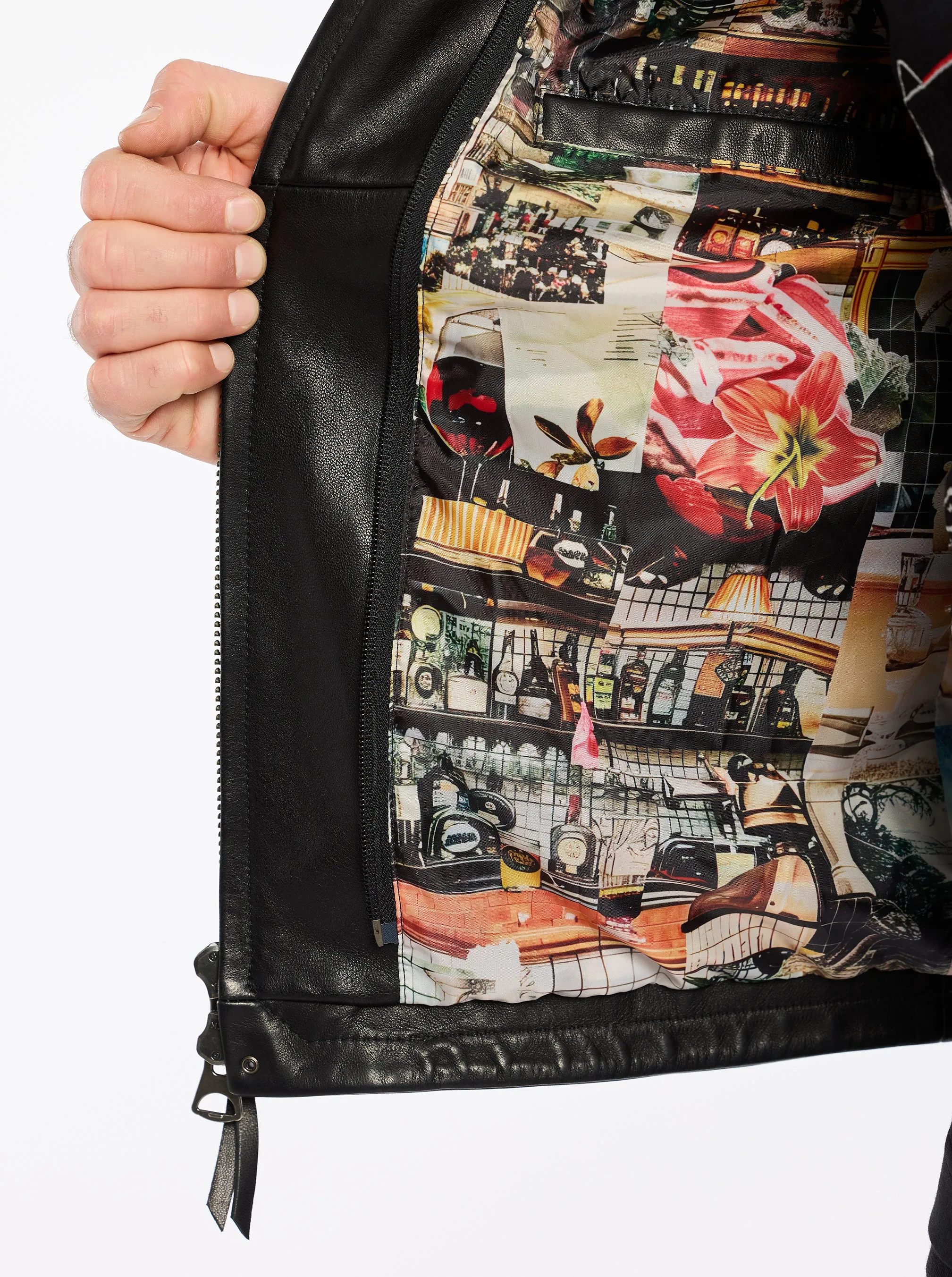 CEDRO LEATHER JACKET sold by Robert Graham product image thumbnail 5