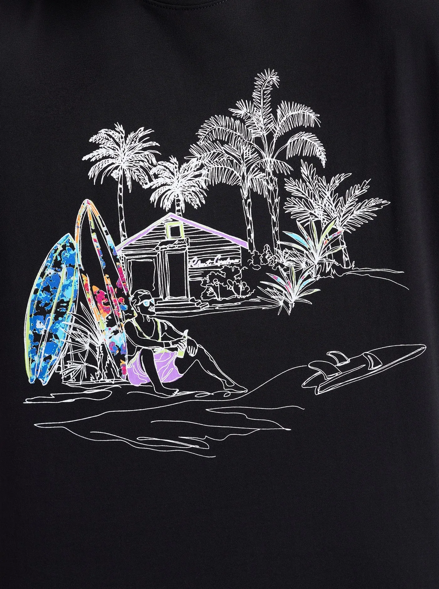 RG BEACH HOUSE SHORT SLEEVE T-SHIRT sold by Robert Graham product image thumbnail 2
