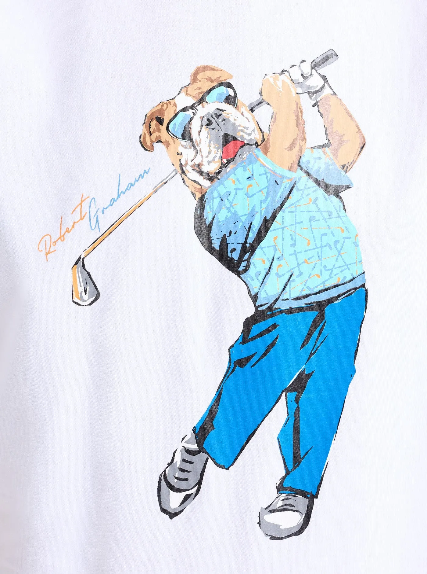 GOLFIN GRAHAM SHORT SLEEVE T-SHIRT sold by Robert Graham product image thumbnail 2