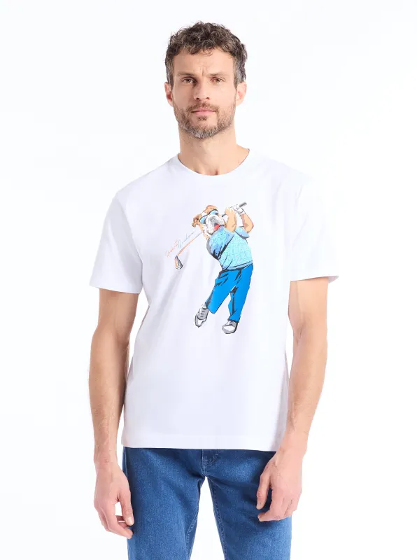 GOLFIN GRAHAM SHORT SLEEVE T-SHIRT made by Robert Graham