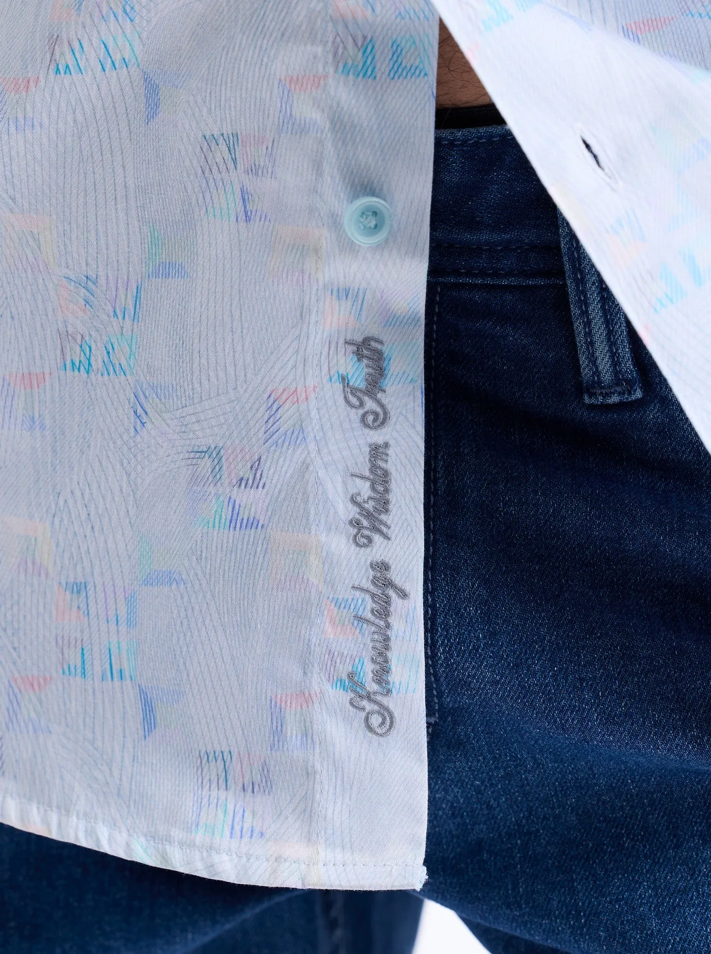 PELL SHORT SLEEVE BUTTON DOWN SHIRT sold by Robert Graham product image thumbnail 5