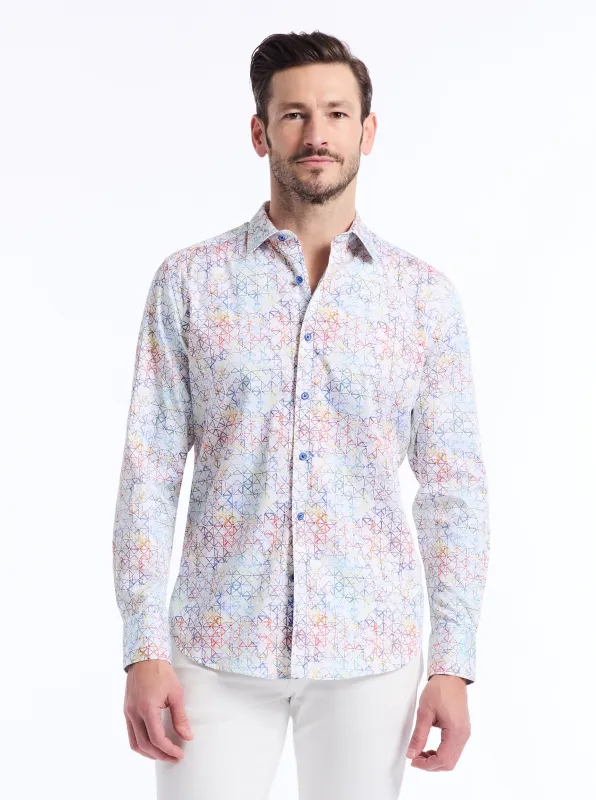 NAVER LONG SLEEVE BUTTON DOWN SHIRT made by Robert Graham