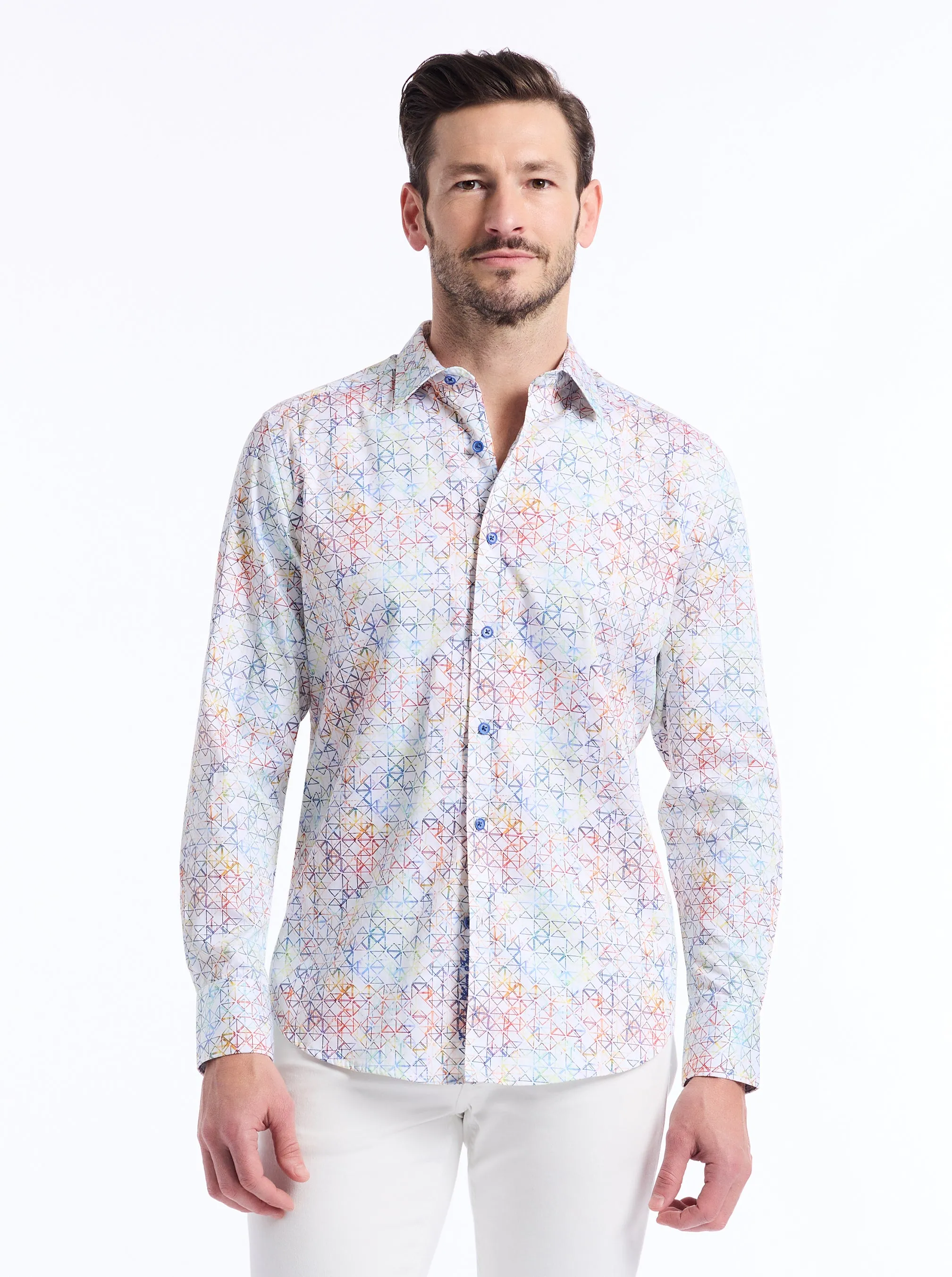 NAVER LONG SLEEVE BUTTON DOWN SHIRT sold by Robert Graham
