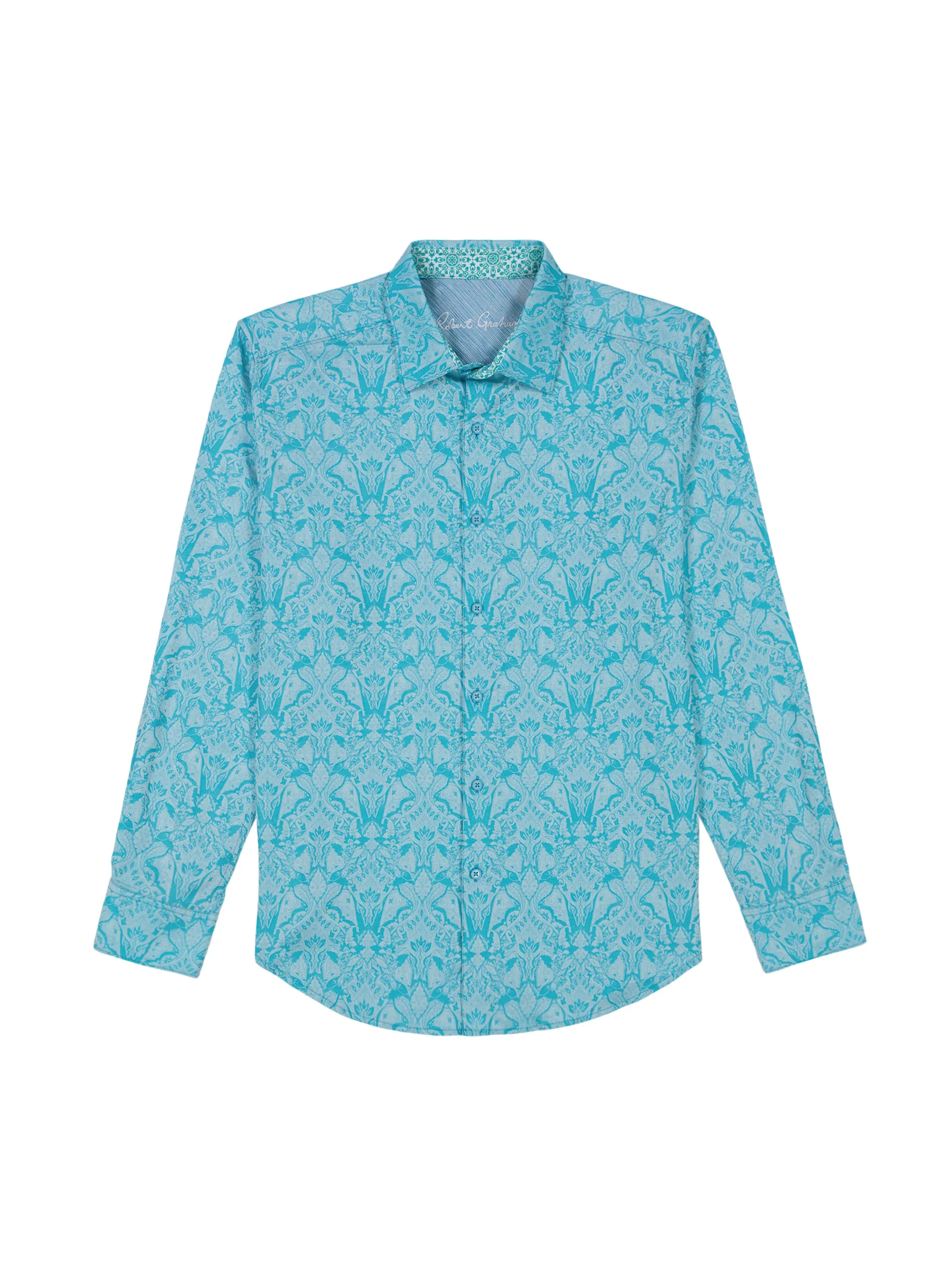 HIGHLAND LONG SLEEVE BUTTON DOWN SHIRT sold by Robert Graham product image thumbnail 2