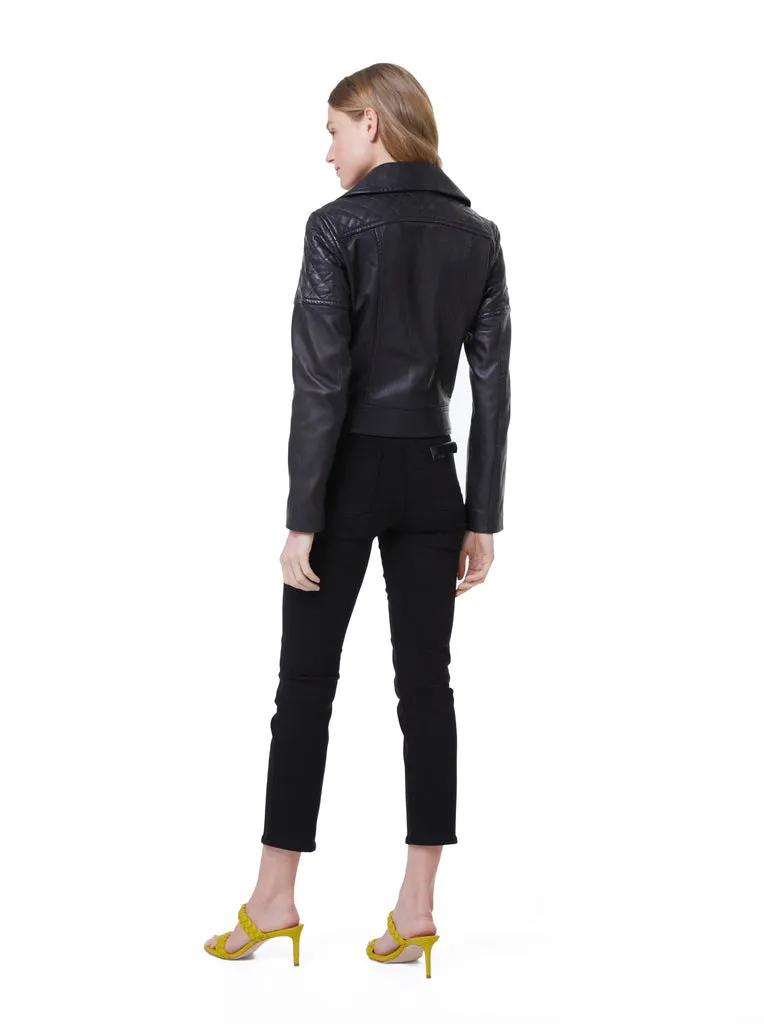 MONROE LEATHER JACKET sold by Robert Graham product image thumbnail 3