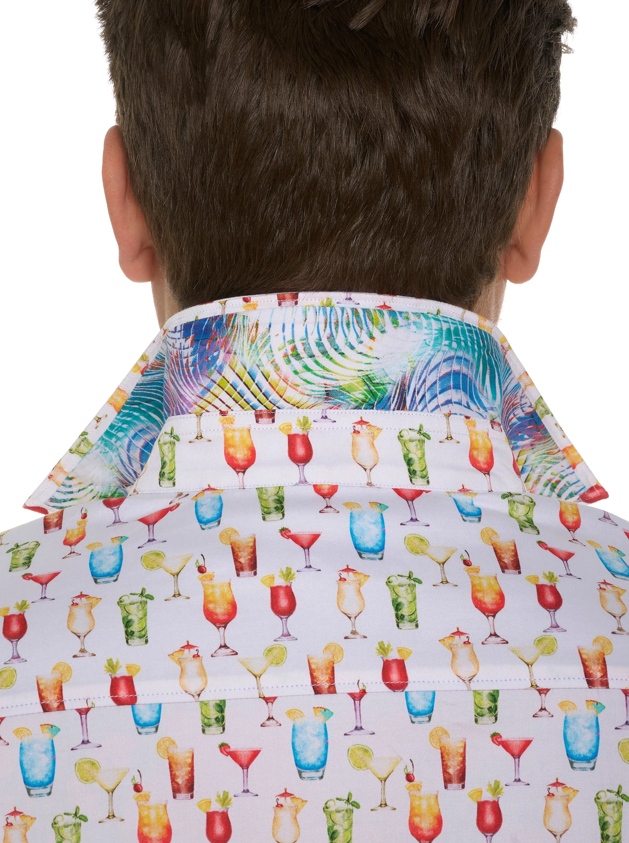 MIXER SHORT SLEEVE BUTTON DOWN SHIRT sold by Robert Graham product image thumbnail 5