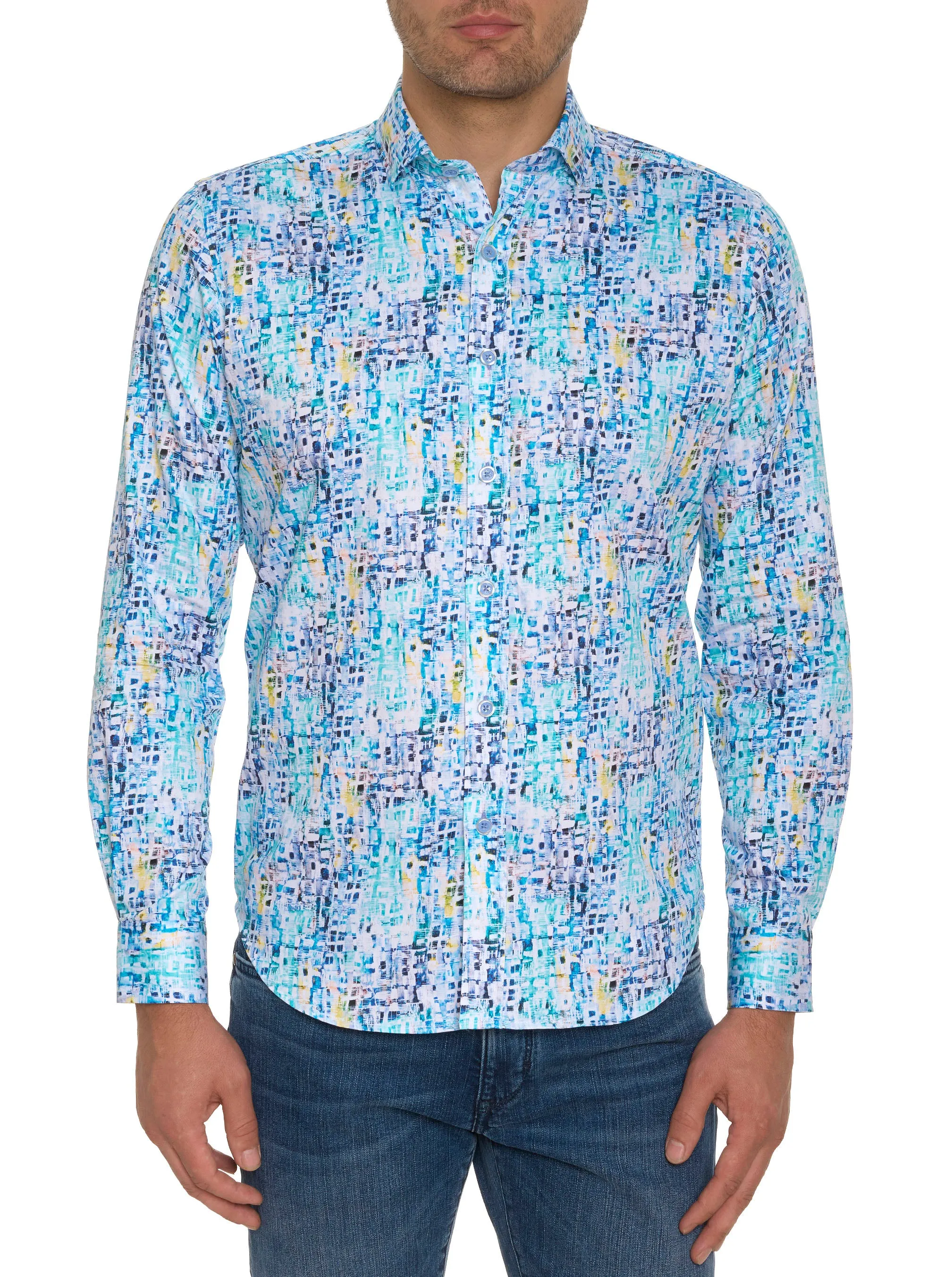 BELMONT LONG SLEEVE BUTTON DOWN SHIRT sold by Robert Graham