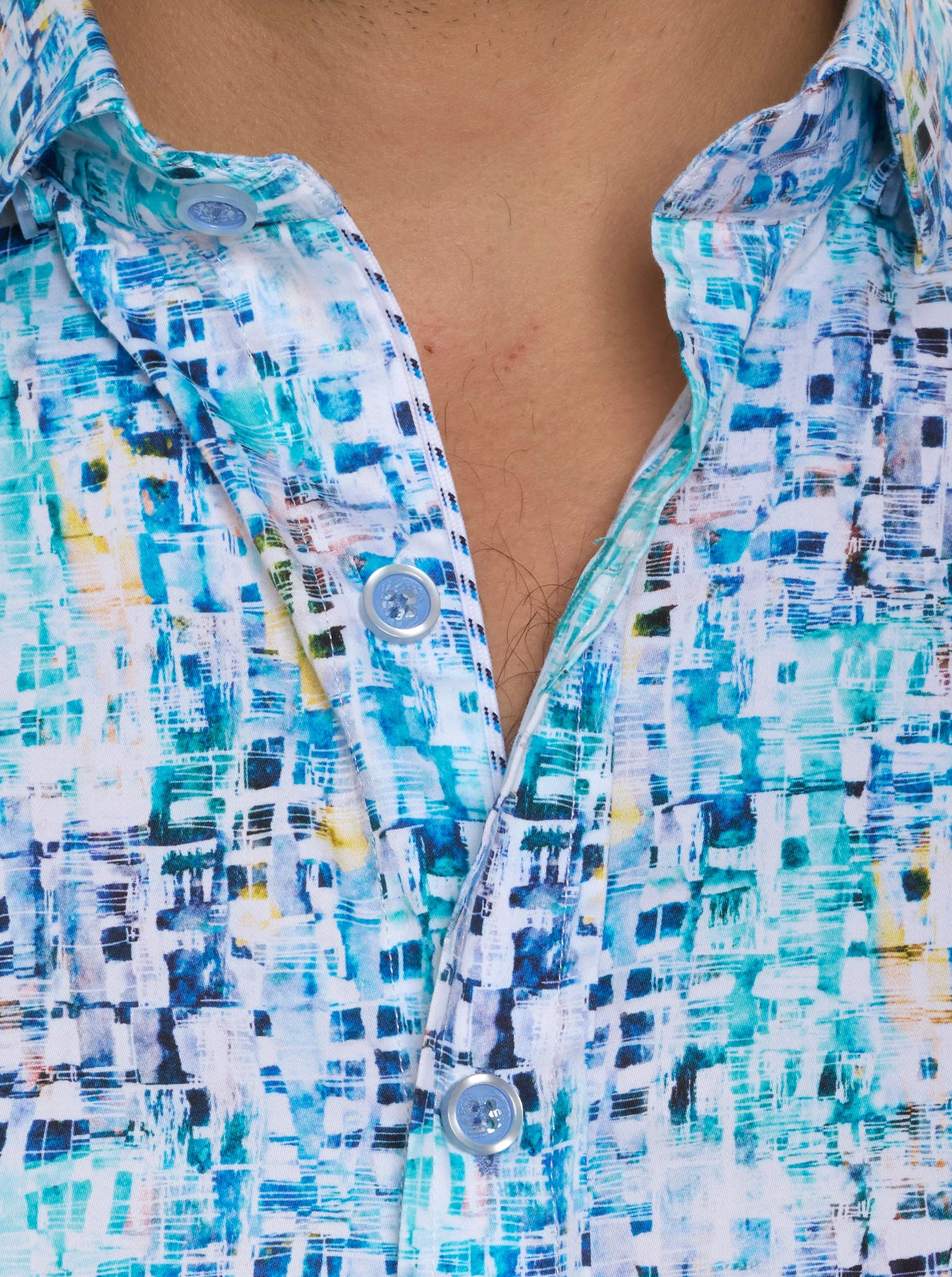 BELMONT LONG SLEEVE BUTTON DOWN SHIRT sold by Robert Graham product image thumbnail 4