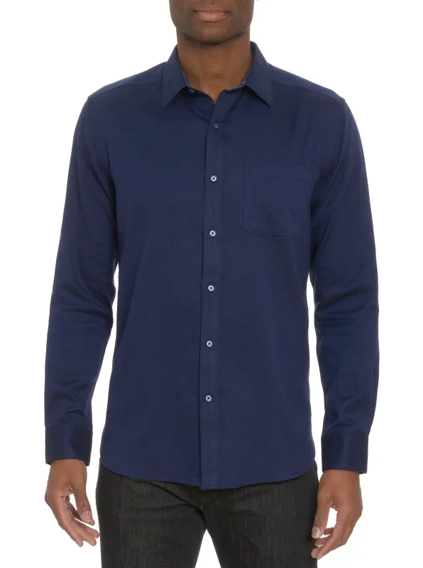 SANTA CROCE LONG SLEEVE BUTTON DOWN SHIRT made by Robert Graham