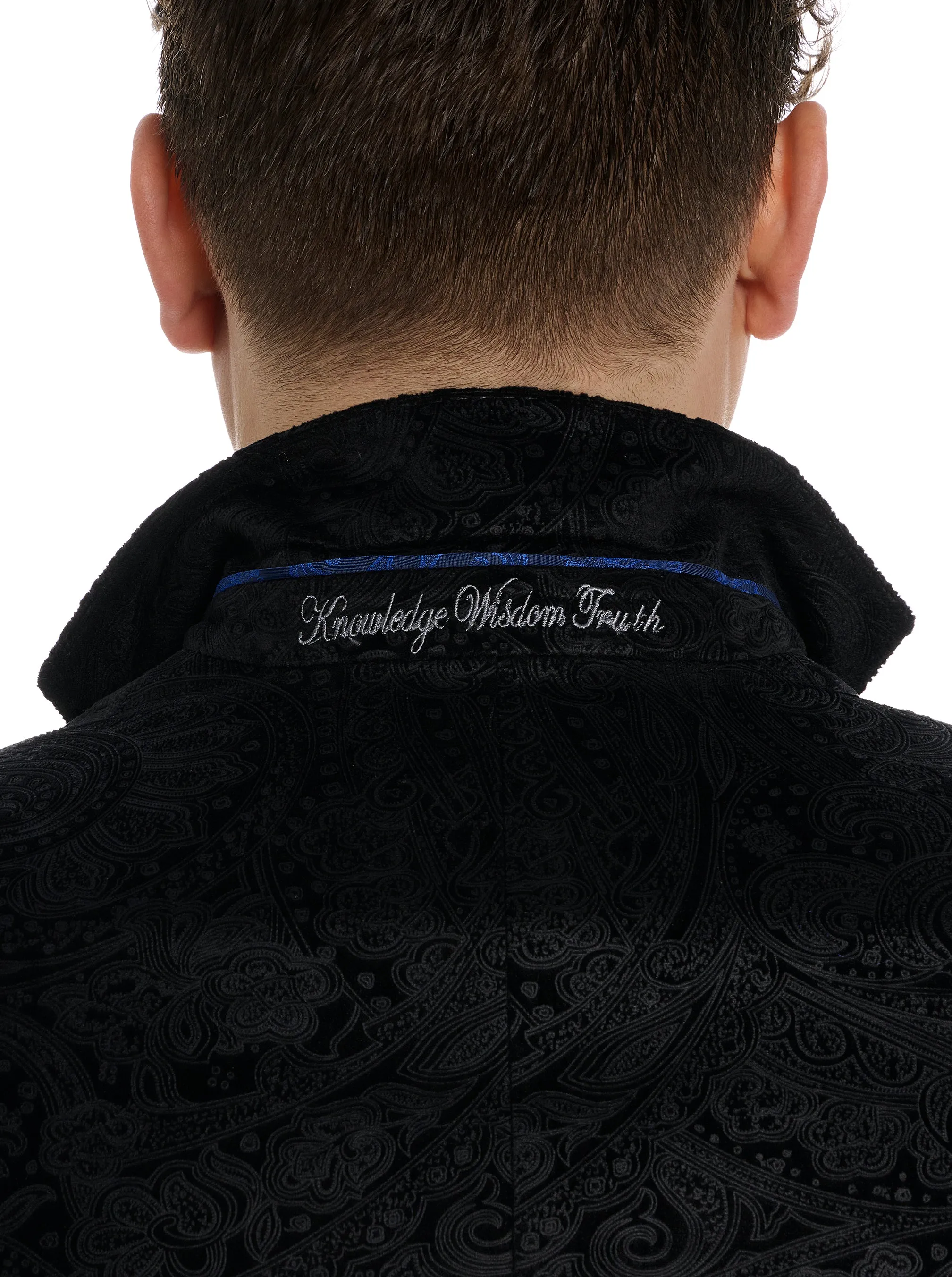 WEMBLEY VELVET BLAZER sold by Robert Graham product image thumbnail 4