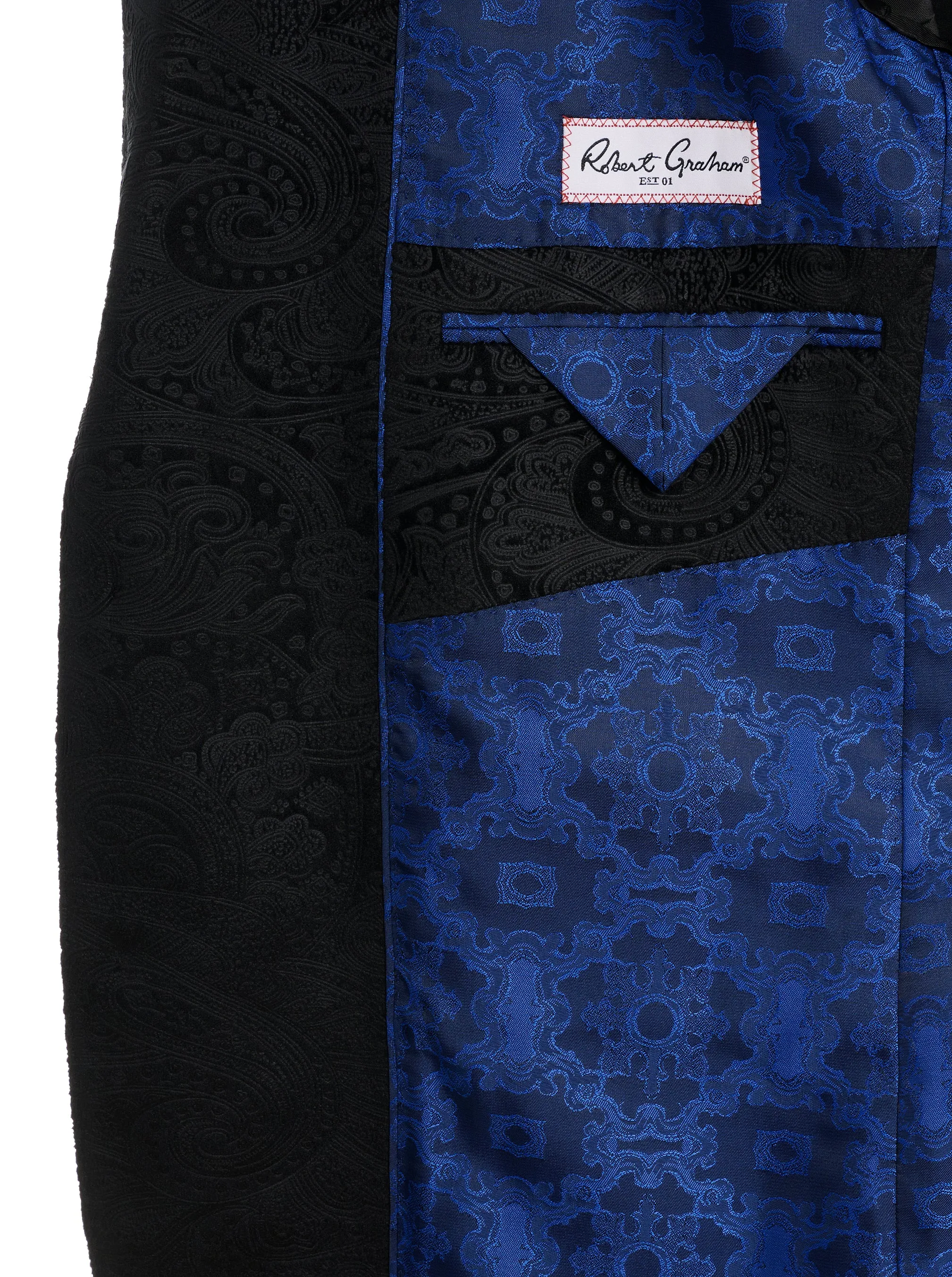 WEMBLEY VELVET BLAZER sold by Robert Graham product image thumbnail 2