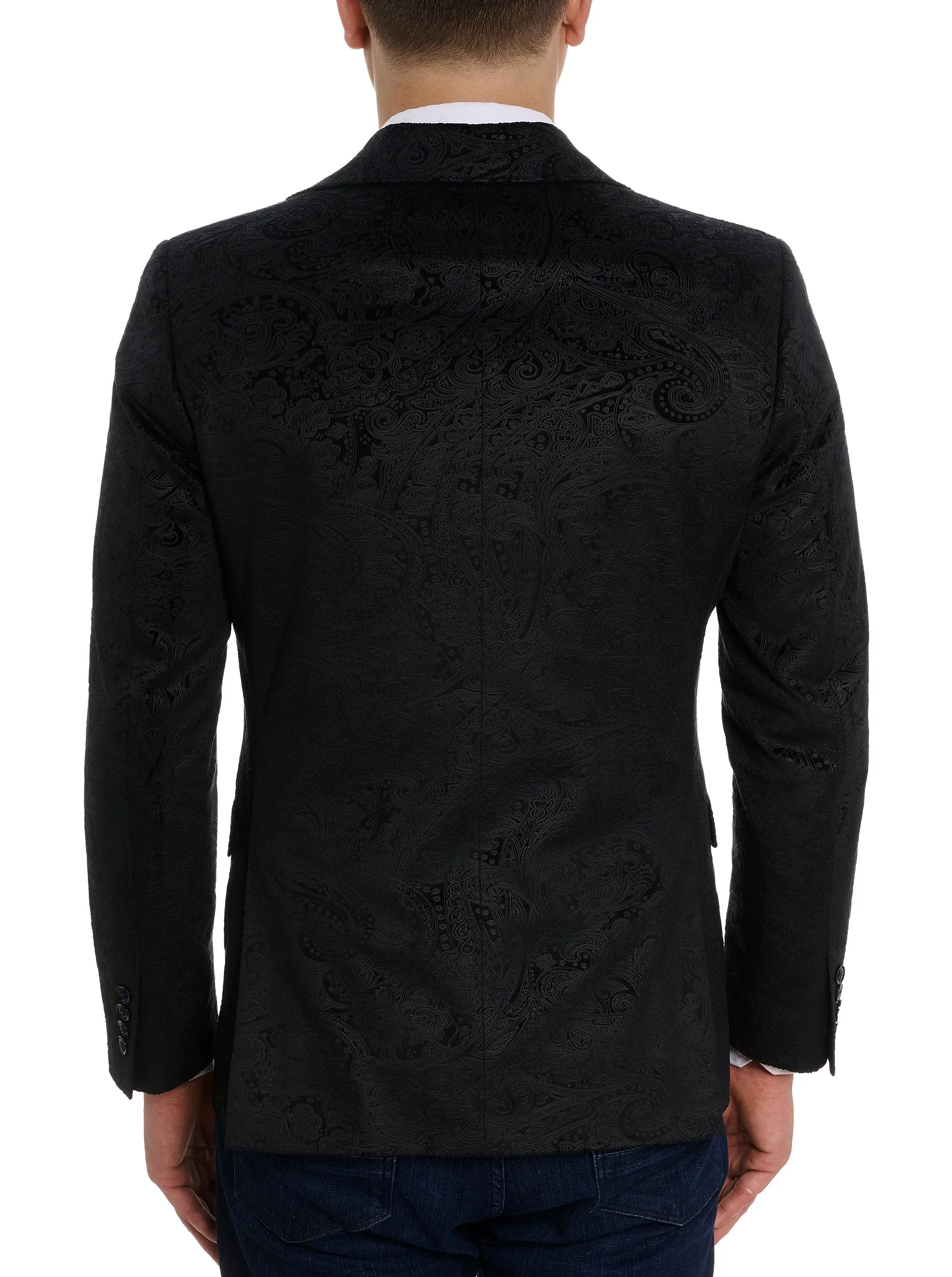WEMBLEY VELVET BLAZER sold by Robert Graham product image thumbnail 3
