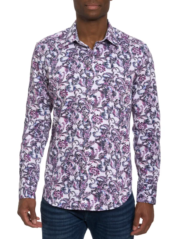 CICCIO LONG SLEEVE BUTTON DOWN SHIRT made by Robert Graham
