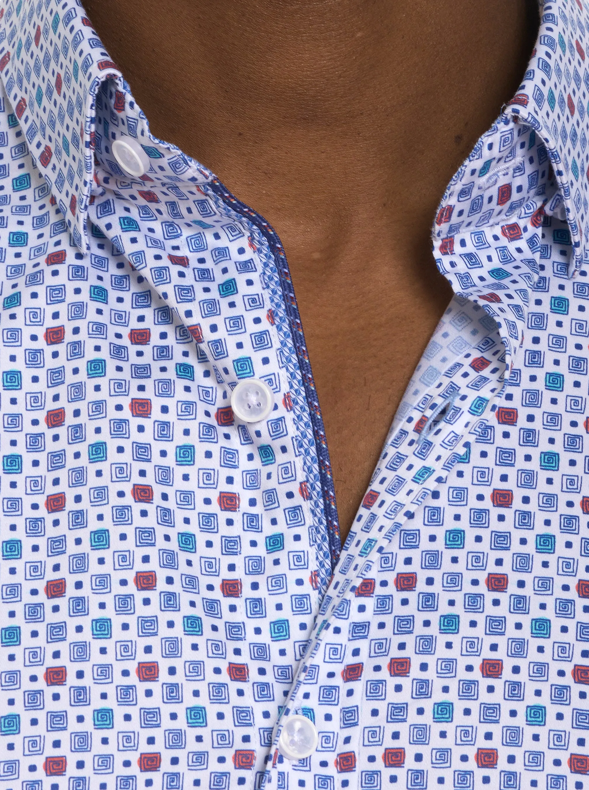 FAVRE LONG SLEEVE BUTTON DOWN SHIRT sold by Robert Graham product image thumbnail 4