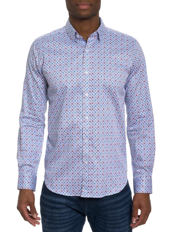 FAVRE LONG SLEEVE BUTTON DOWN SHIRT made by Robert Graham