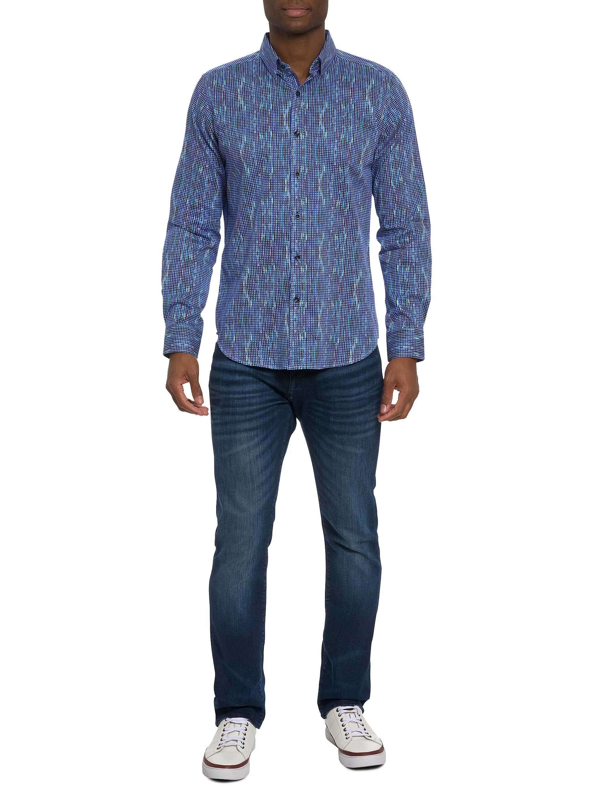 FRANKHAUSER LONG SLEEVE BUTTON DOWN SHIRT sold by Robert Graham product image thumbnail 5