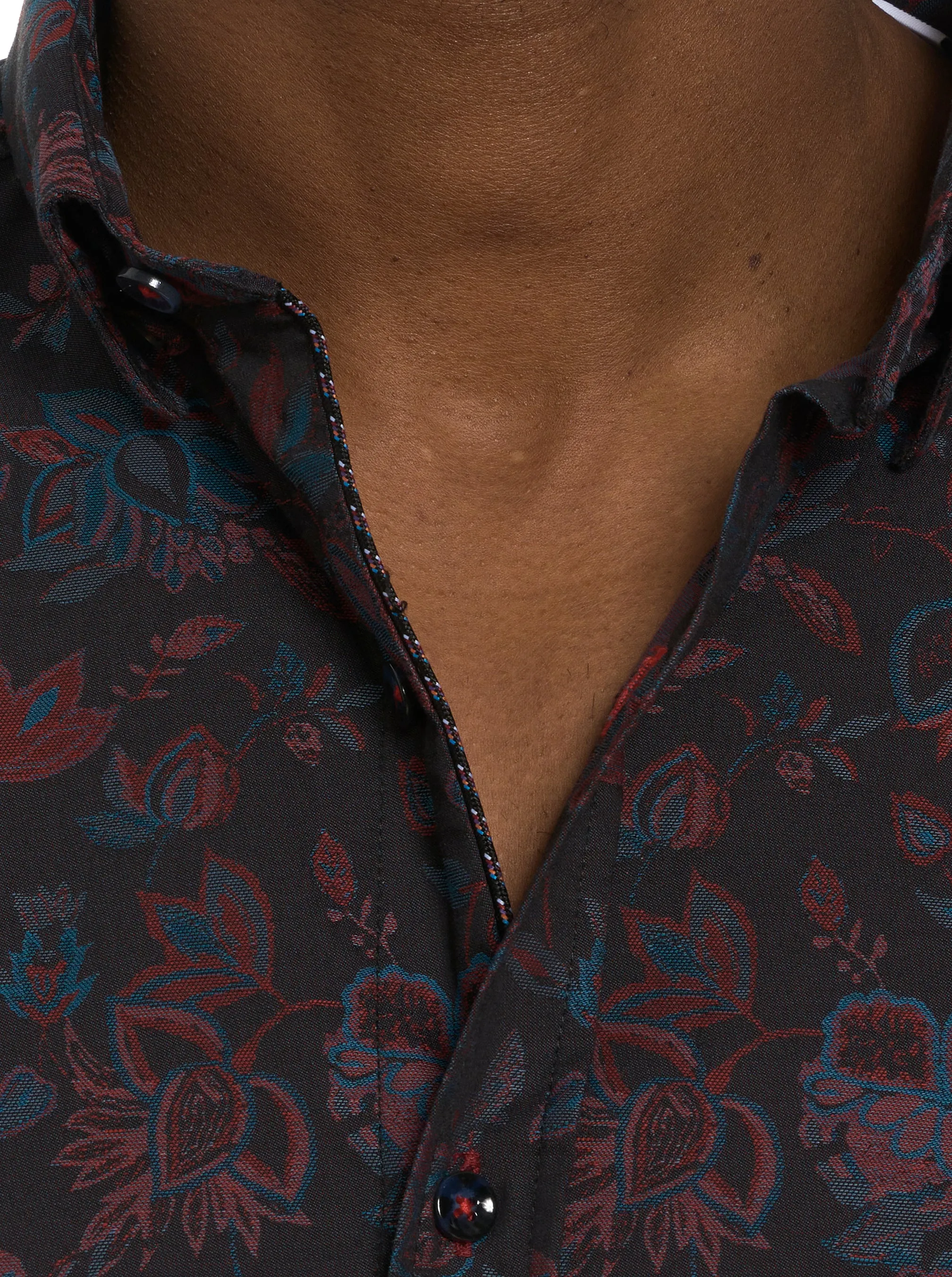 BERKANE LONG SLEEVE BUTTON DOWN SHIRT sold by Robert Graham product image thumbnail 4