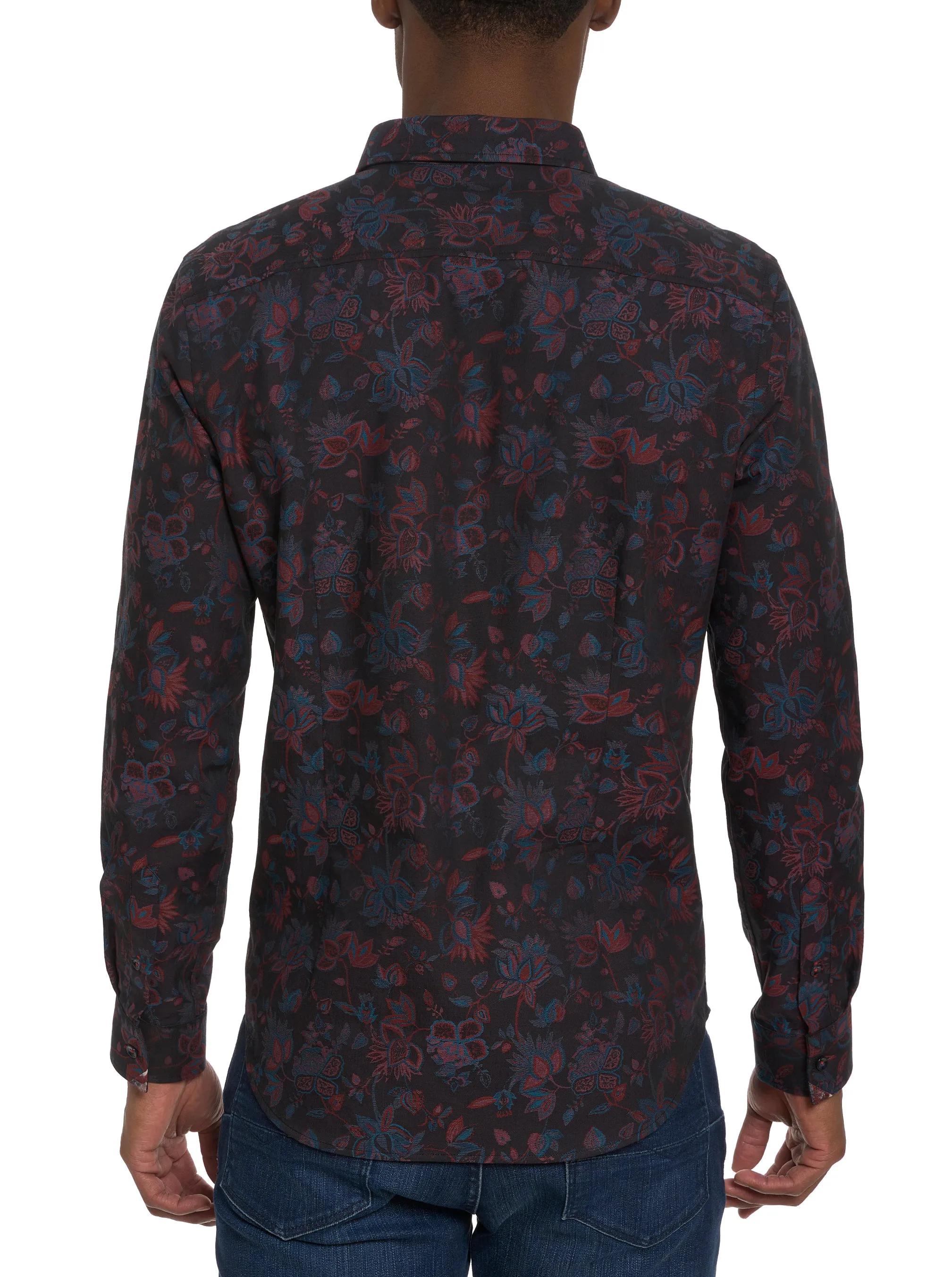 BERKANE LONG SLEEVE BUTTON DOWN SHIRT sold by Robert Graham product image thumbnail 3