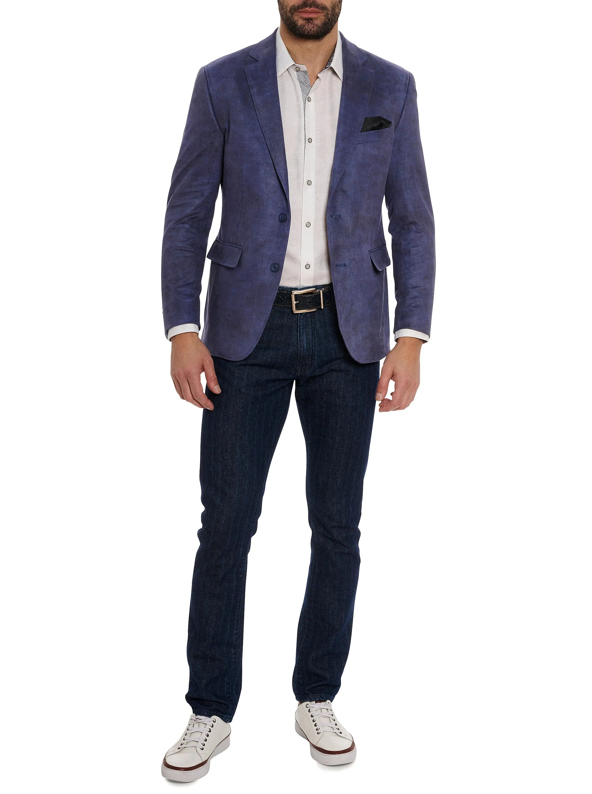 LUBRANO VELOUR BLAZER sold by Robert Graham product image thumbnail 4