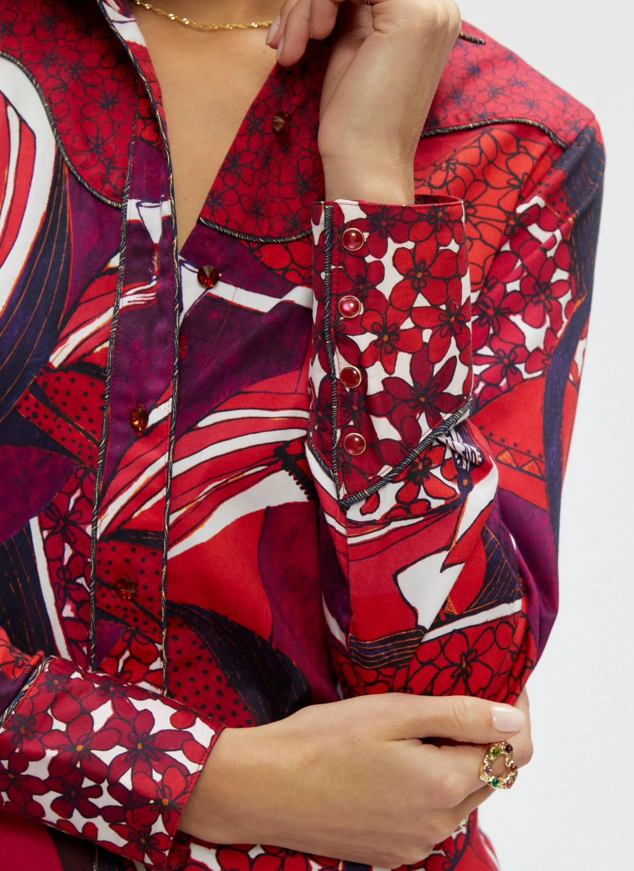 KACEY SHIRT sold by Robert Graham product image thumbnail 4