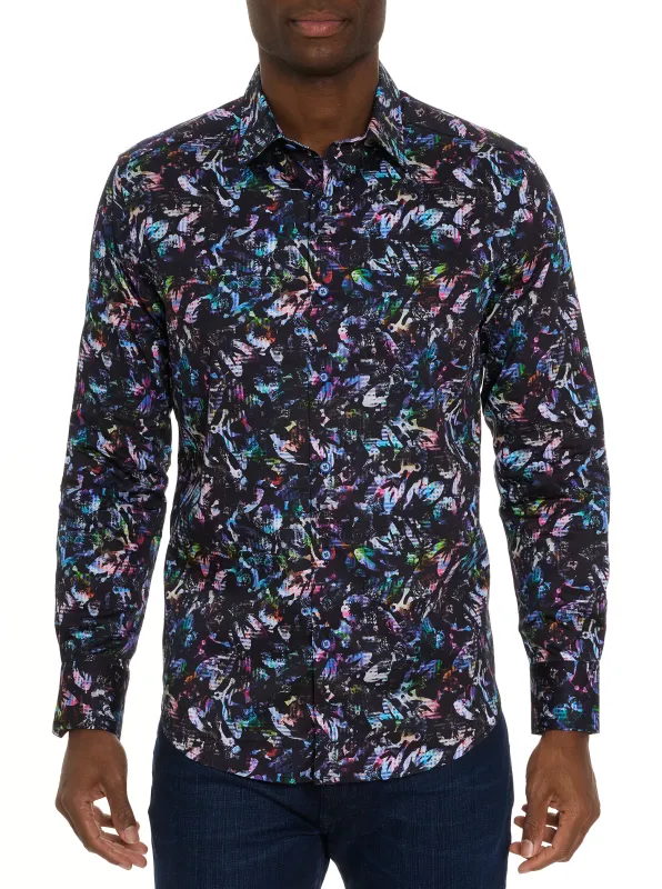 EDMORE LONG SLEEVE BUTTON DOWN SHIRT made by Robert Graham