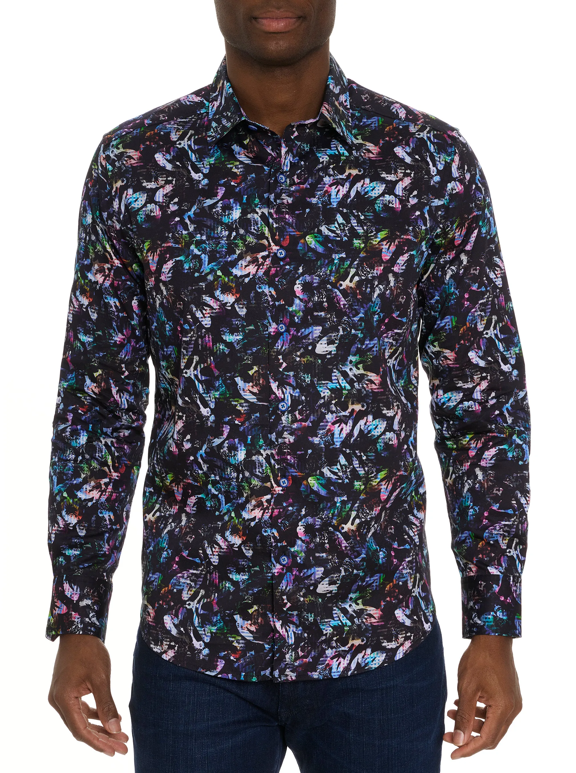 EDMORE LONG SLEEVE BUTTON DOWN SHIRT sold by Robert Graham