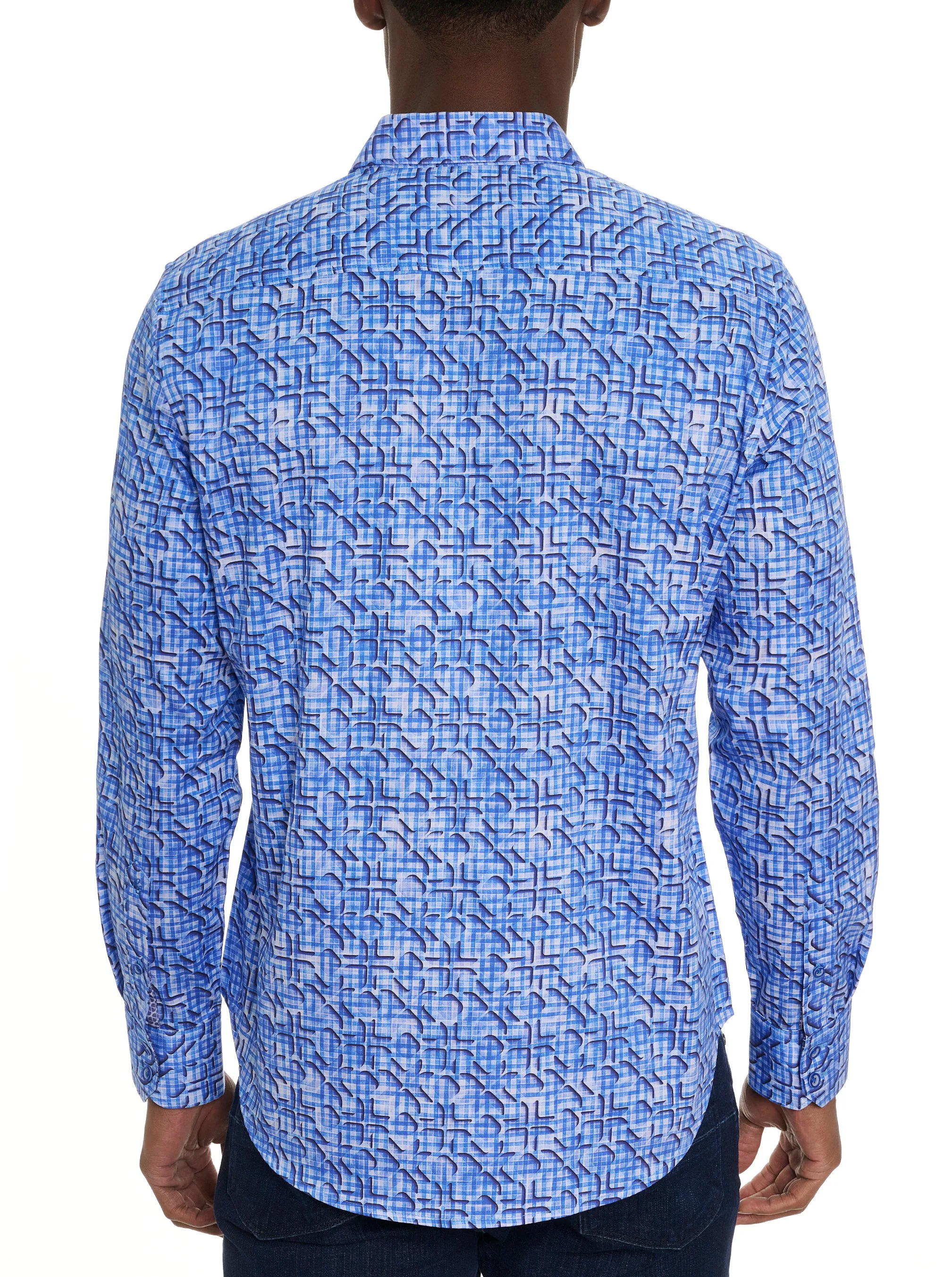 SPEEDMAN LONG SLEEVE BUTTON DOWN SHIRT sold by Robert Graham product image thumbnail 3