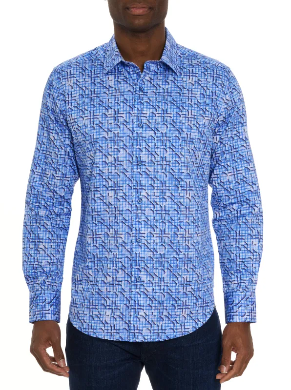 SPEEDMAN LONG SLEEVE BUTTON DOWN SHIRT made by Robert Graham
