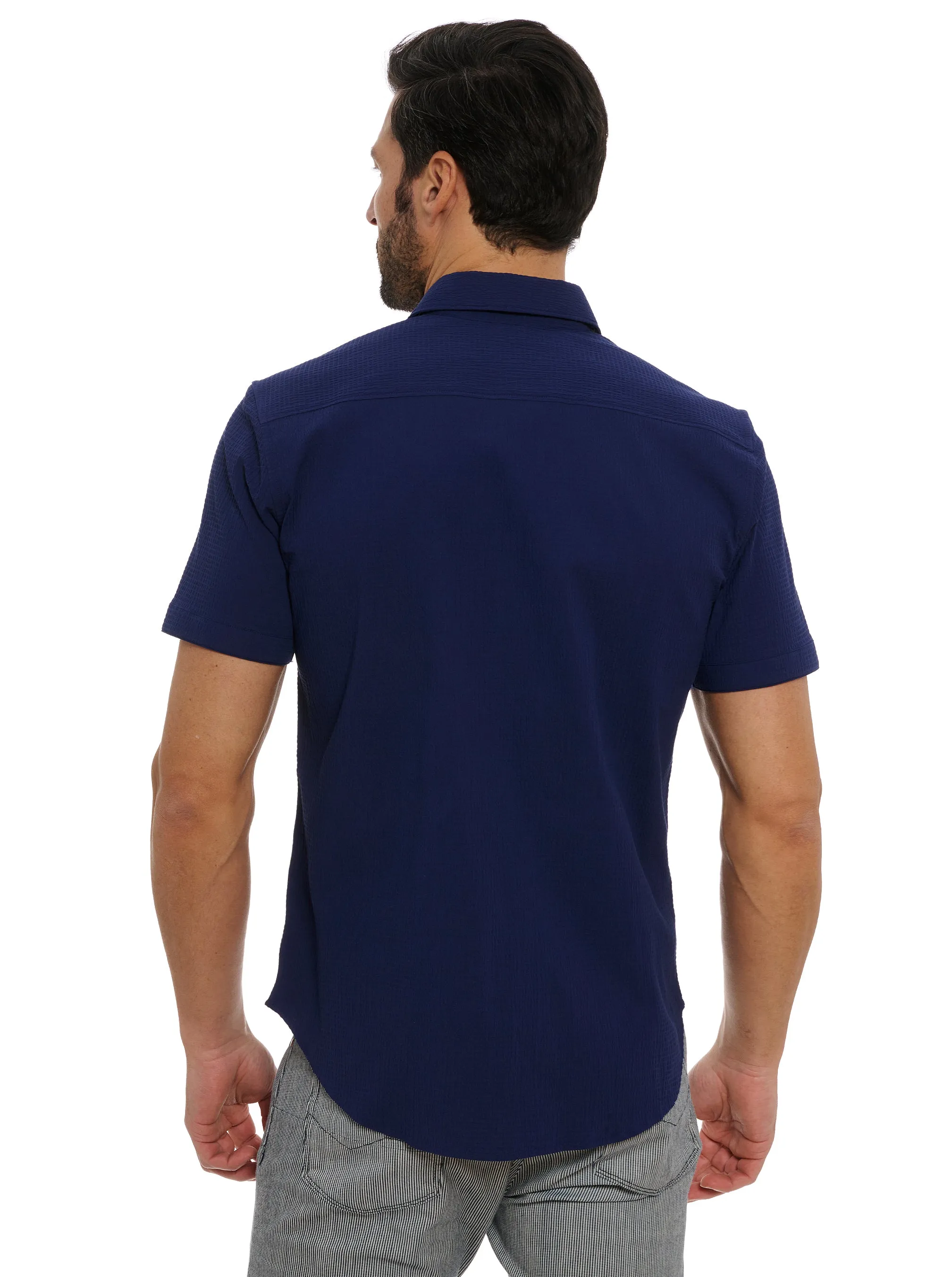 SHARK BITE 2 SHORT SLEEVE BUTTON DOWN SHIRT BIG sold by Robert Graham product image thumbnail 3