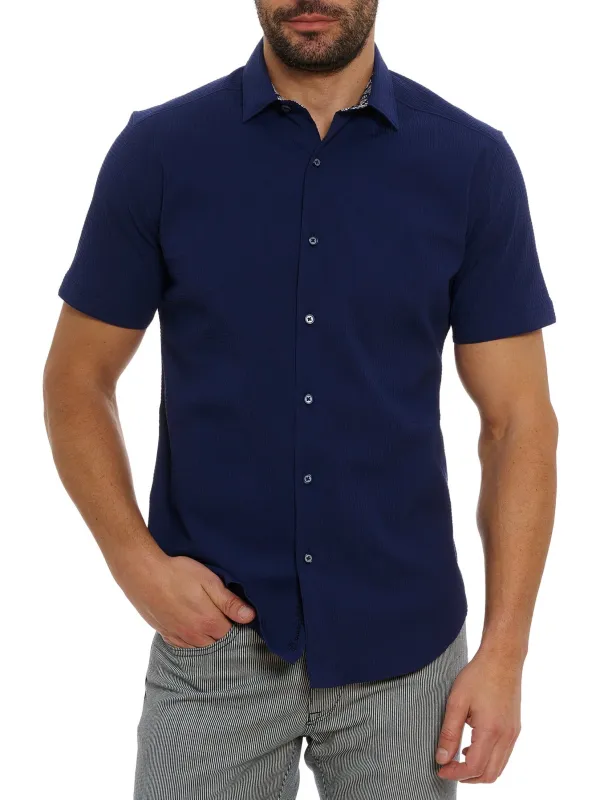 SHARK BITE 2 SHORT SLEEVE BUTTON DOWN SHIRT BIG made by Robert Graham