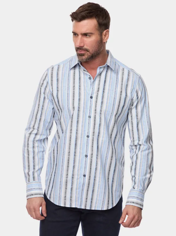 DRAKESWOOD LONG SLEEVE BUTTON DOWN SHIRT made by Robert Graham