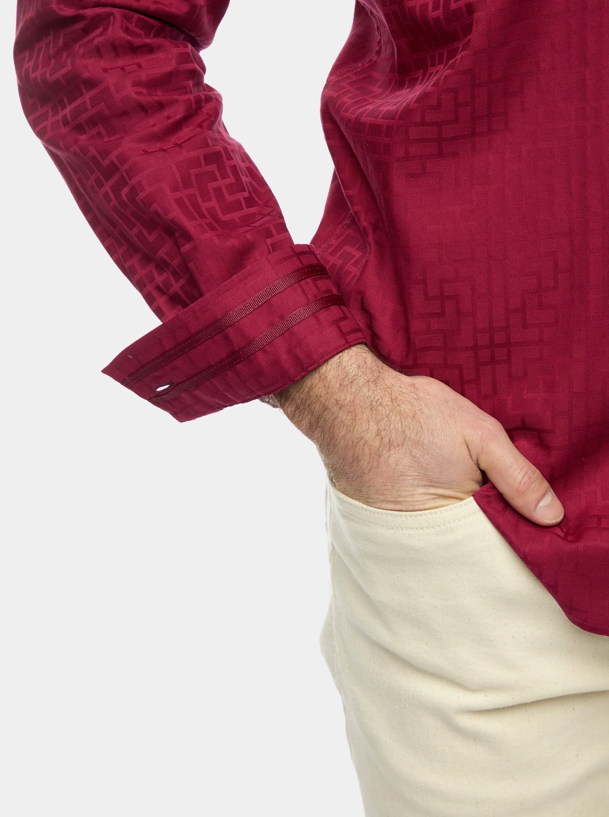 AMORY 2 LONG SLEEVE BUTTON DOWN SHIRT sold by Robert Graham product image thumbnail 5
