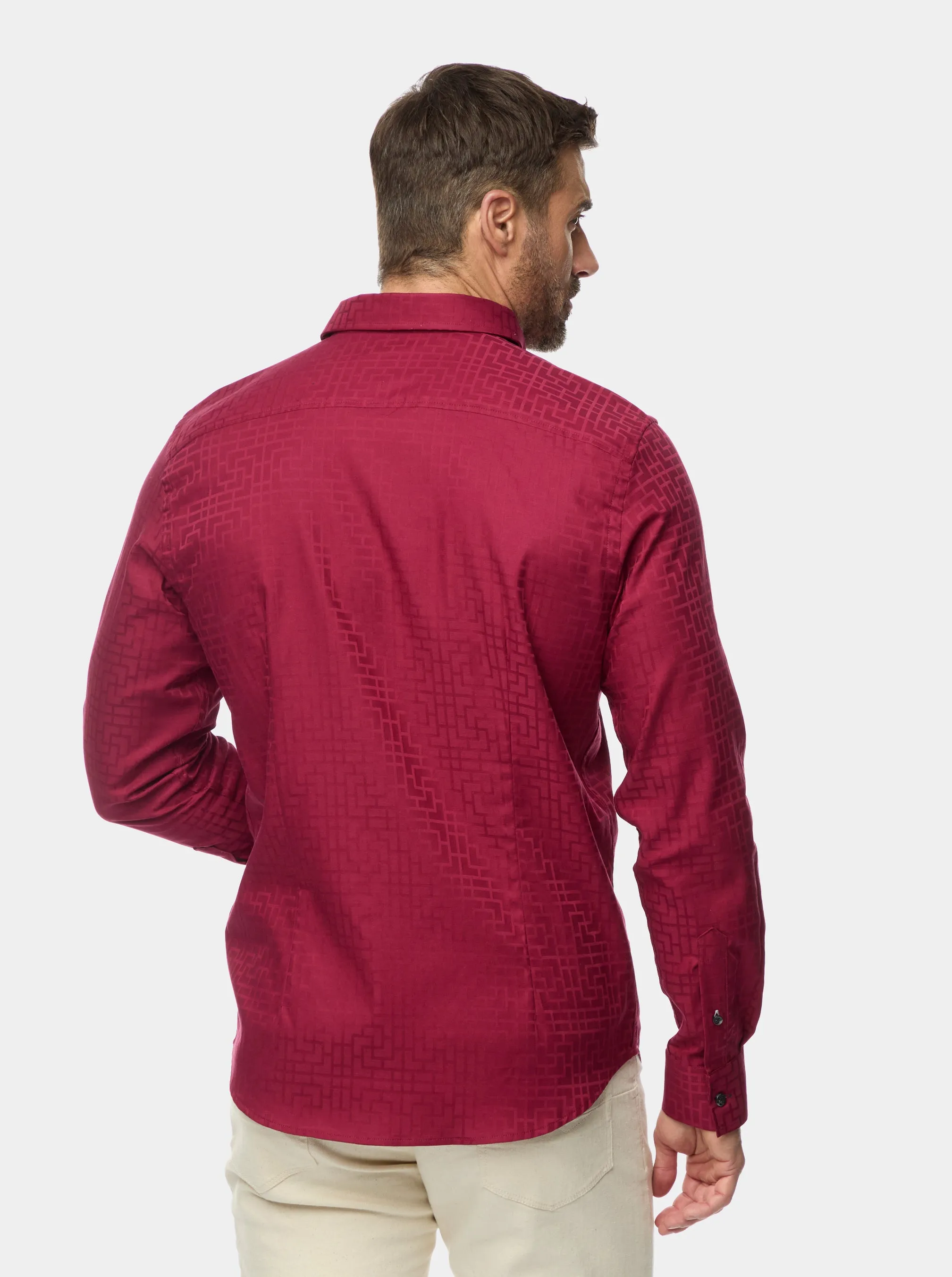 AMORY 2 LONG SLEEVE BUTTON DOWN SHIRT sold by Robert Graham product image thumbnail 4