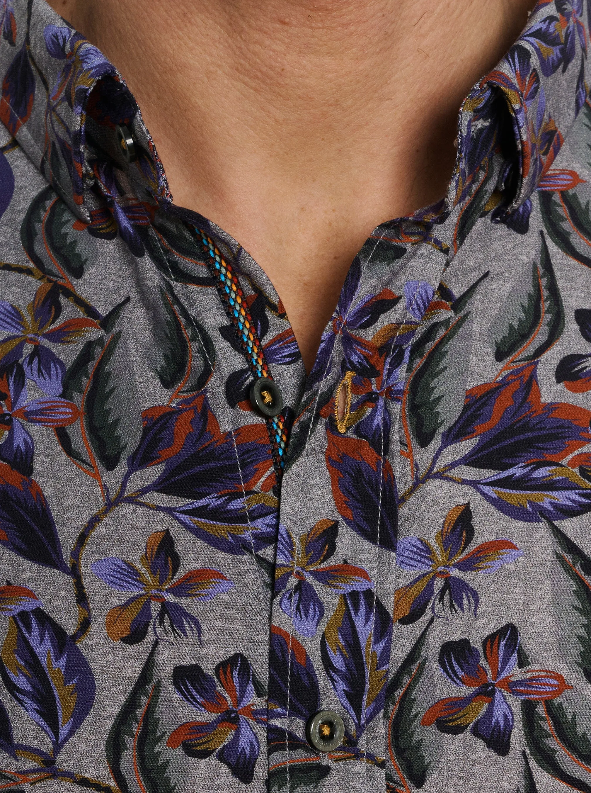 ZITON LONG SLEEVE BUTTON DOWN SHIRT sold by Robert Graham product image thumbnail 4