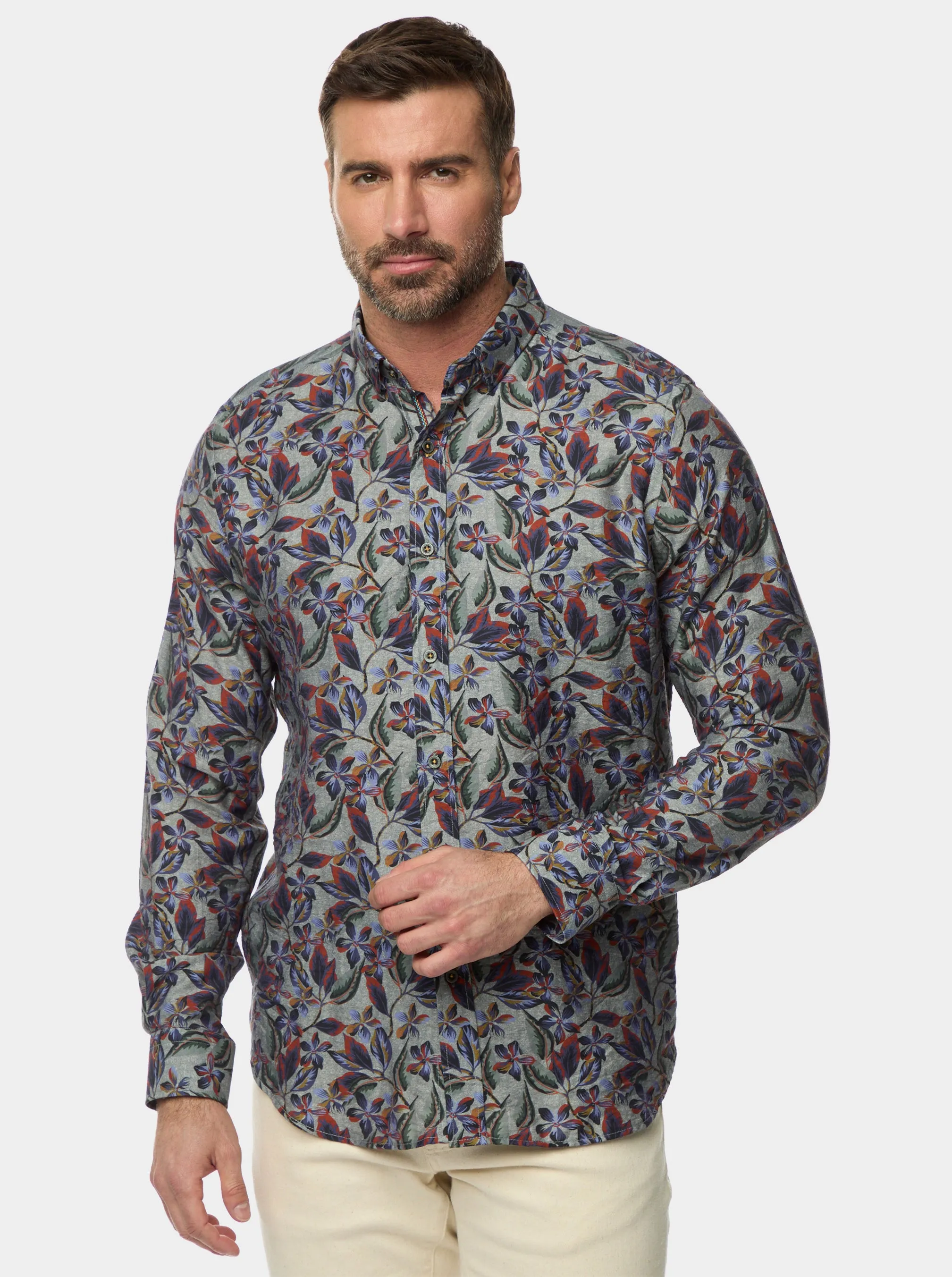 ZITON LONG SLEEVE BUTTON DOWN SHIRT sold by Robert Graham