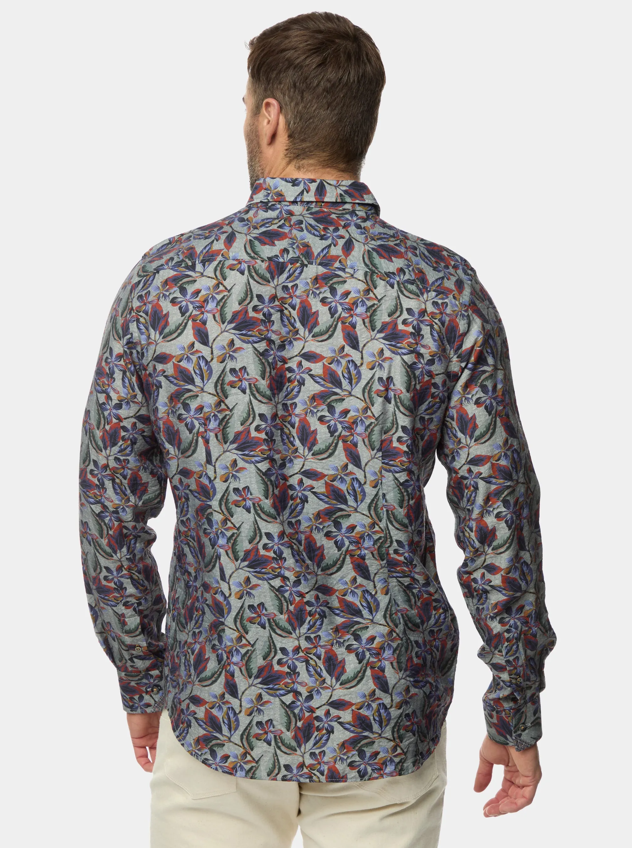 ZITON LONG SLEEVE BUTTON DOWN SHIRT sold by Robert Graham product image thumbnail 5