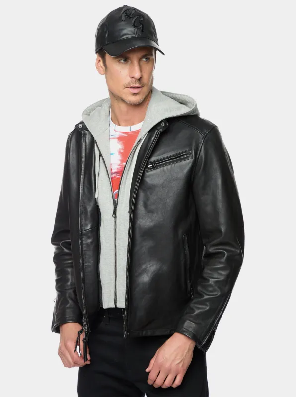 CHET LEATHER JACKET made by Robert Graham
