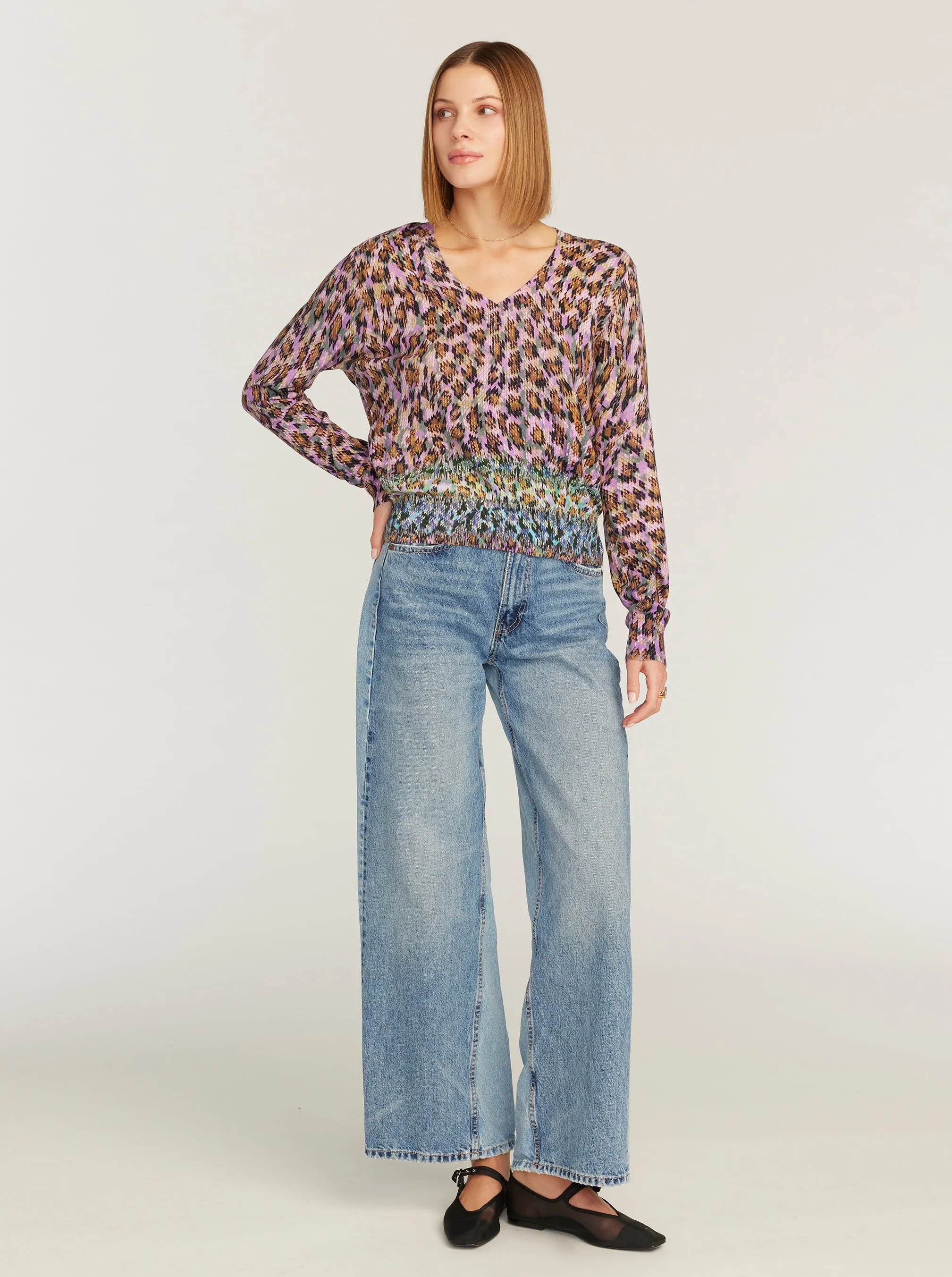EVELYN LONG SLEEVE SWEATER sold by Robert Graham product image thumbnail 2