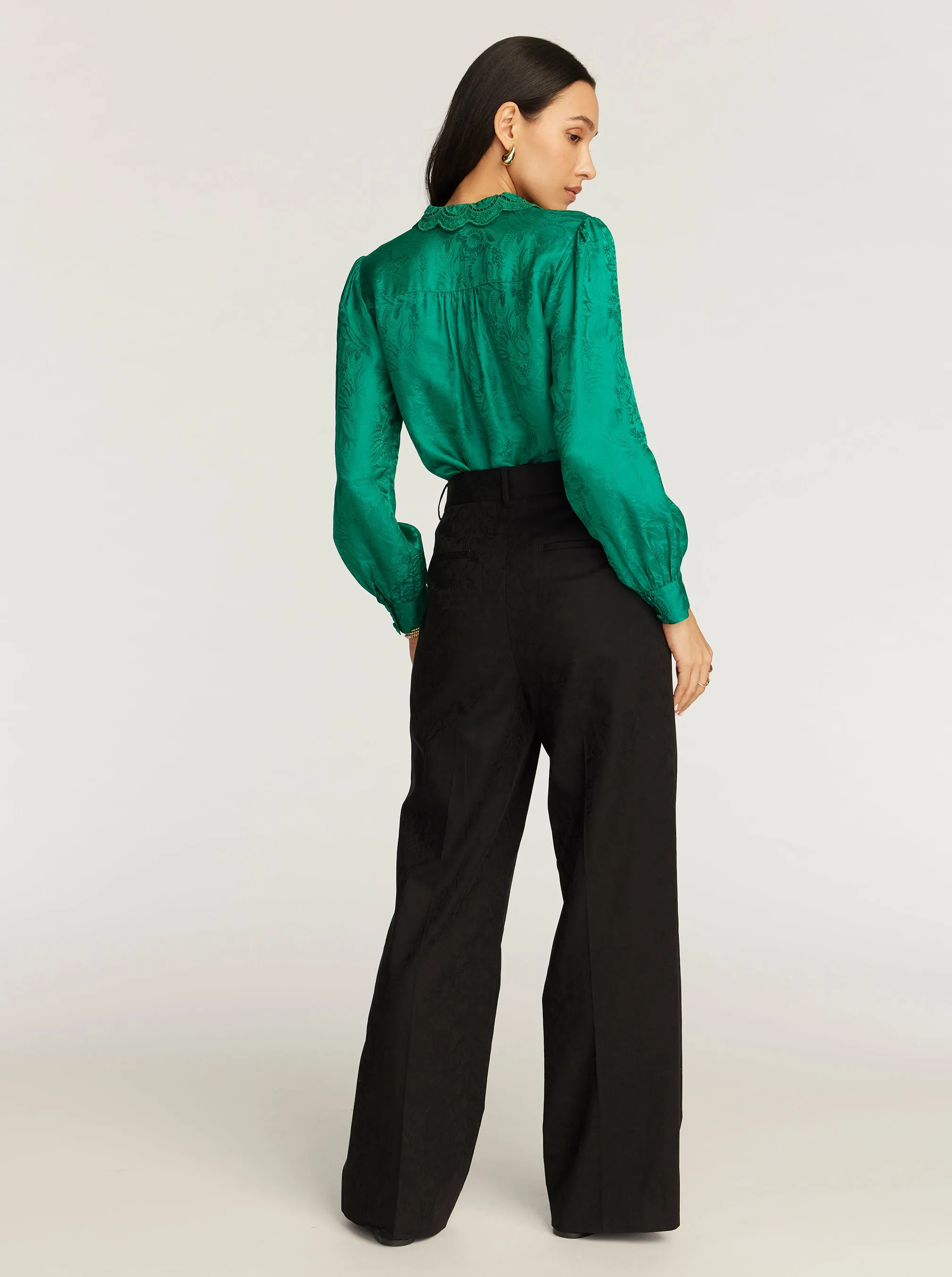 BRIGITTE LONG SLEEVE SHIRT sold by Robert Graham product image thumbnail 3