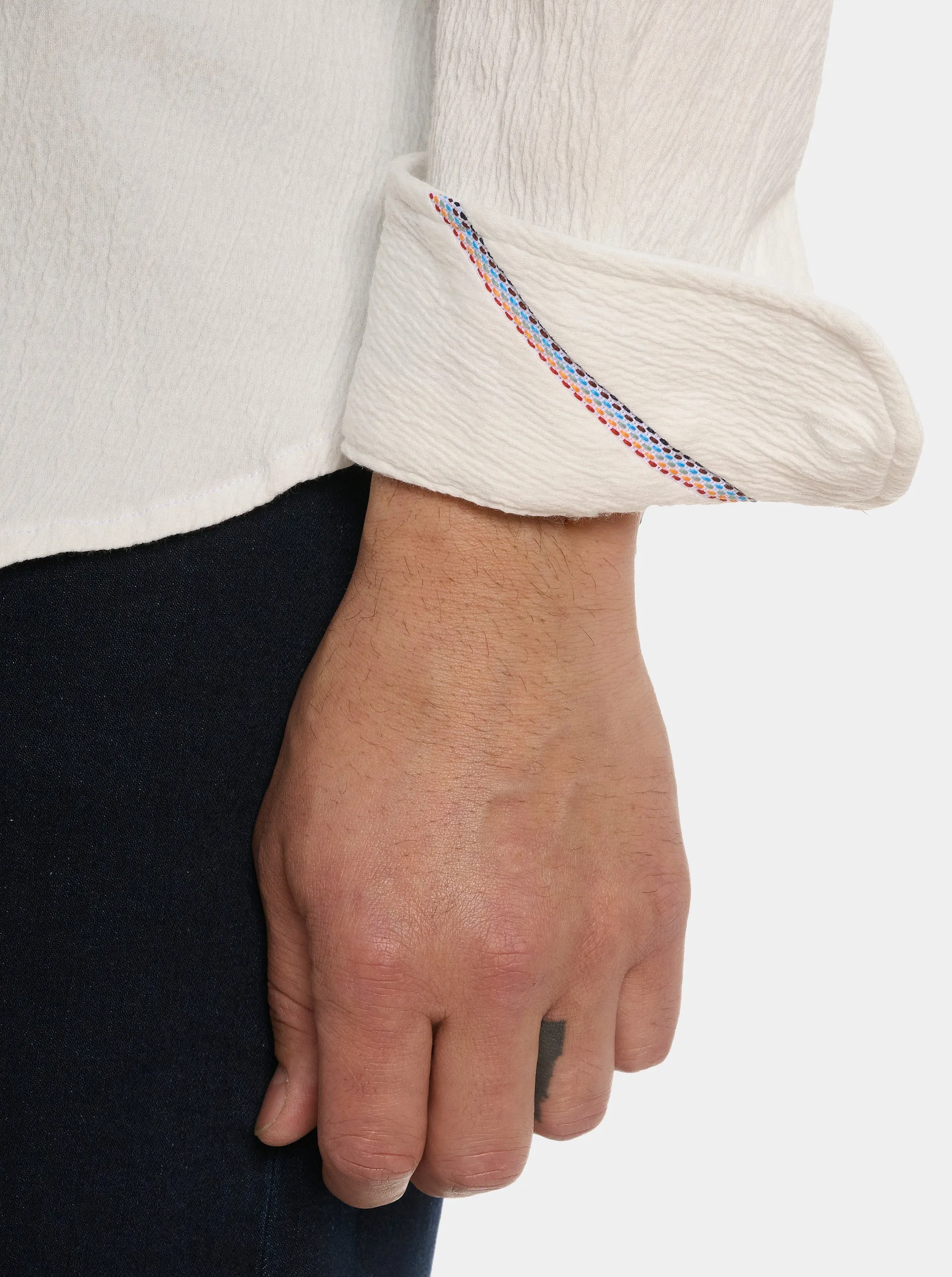 HAMMOND LONG SLEEVE BUTTON DOWN SHIRT sold by Robert Graham product image thumbnail 5