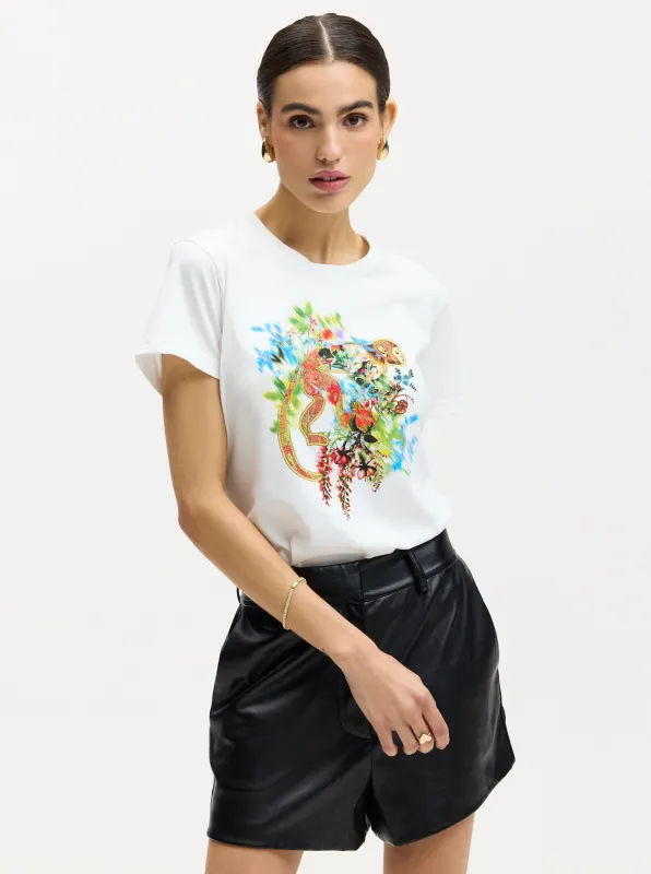 TROPIC MONKEY SHORT SLEEVE T-SHIRT made by Robert Graham